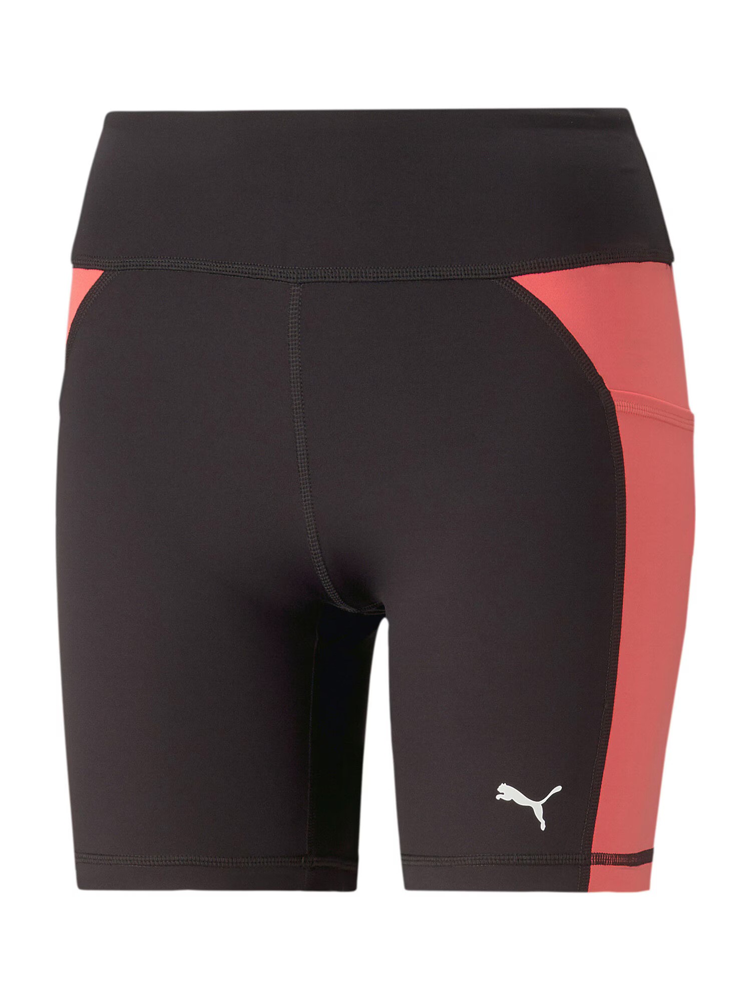 PUMA Pantaloni sport corai / negru / alb - Pled.ro