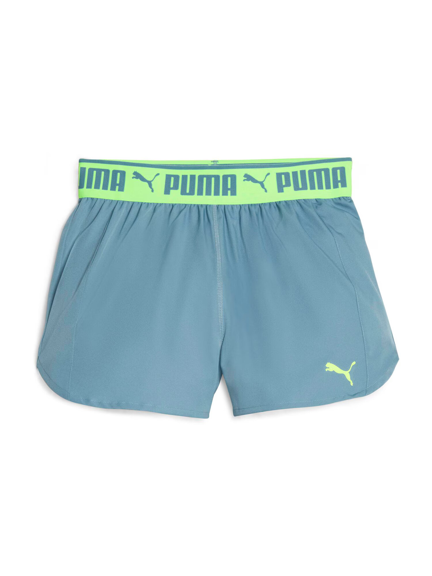 PUMA Pantaloni sport cyan / verde deschis - Pled.ro