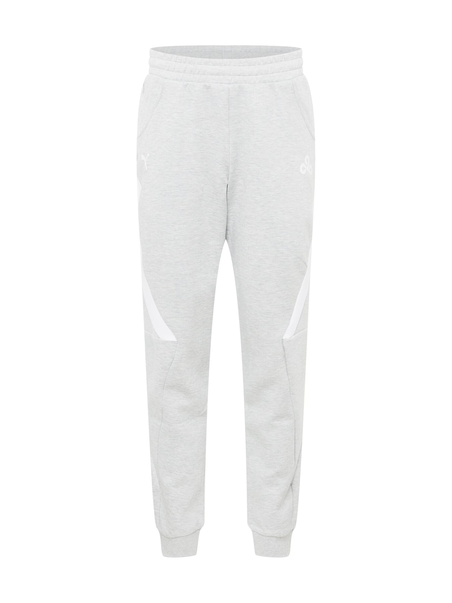 PUMA Pantaloni sport 'Esports E7' gri deschis / alb - Pled.ro