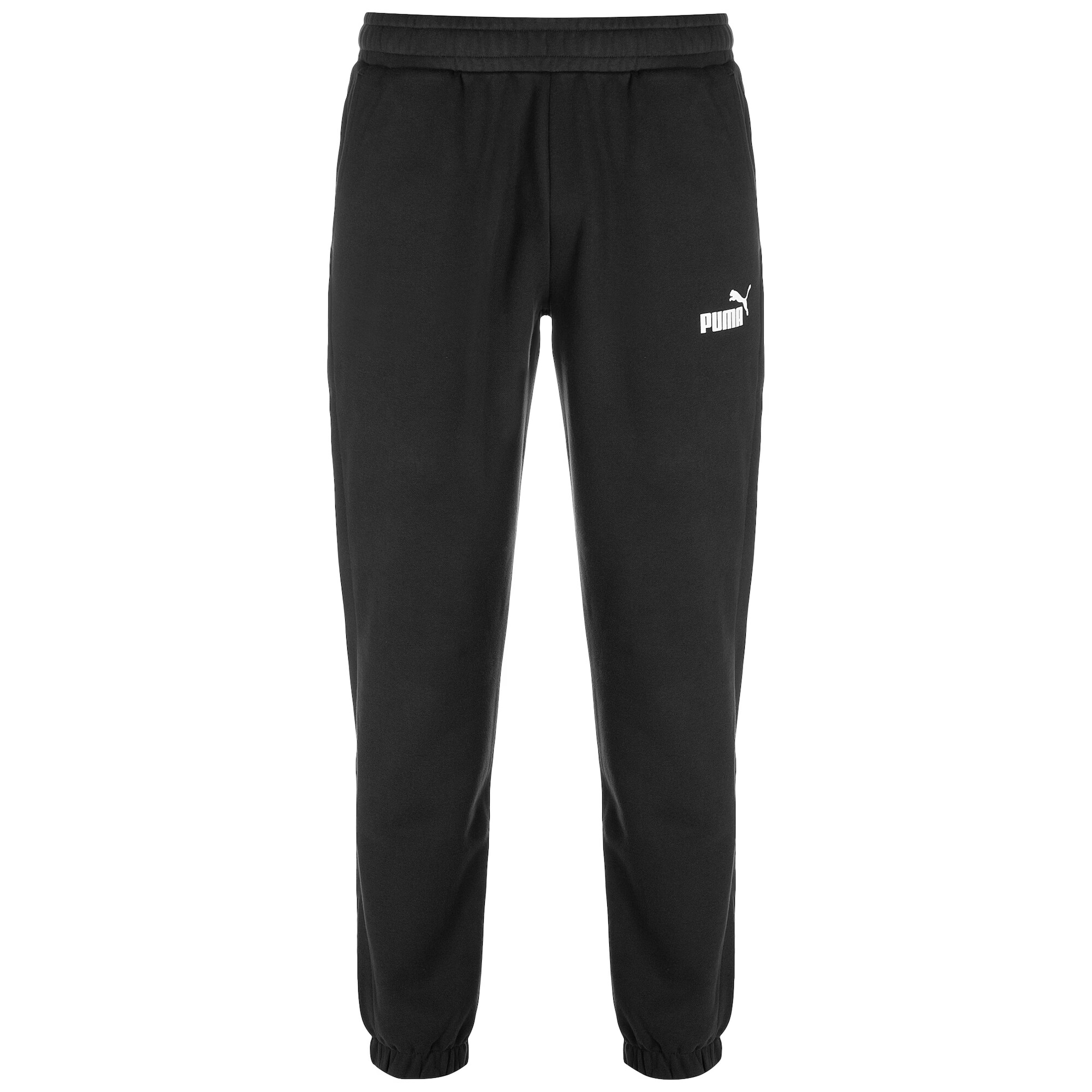 PUMA Pantaloni sport 'Essentials Elevated' negru / alb - Pled.ro