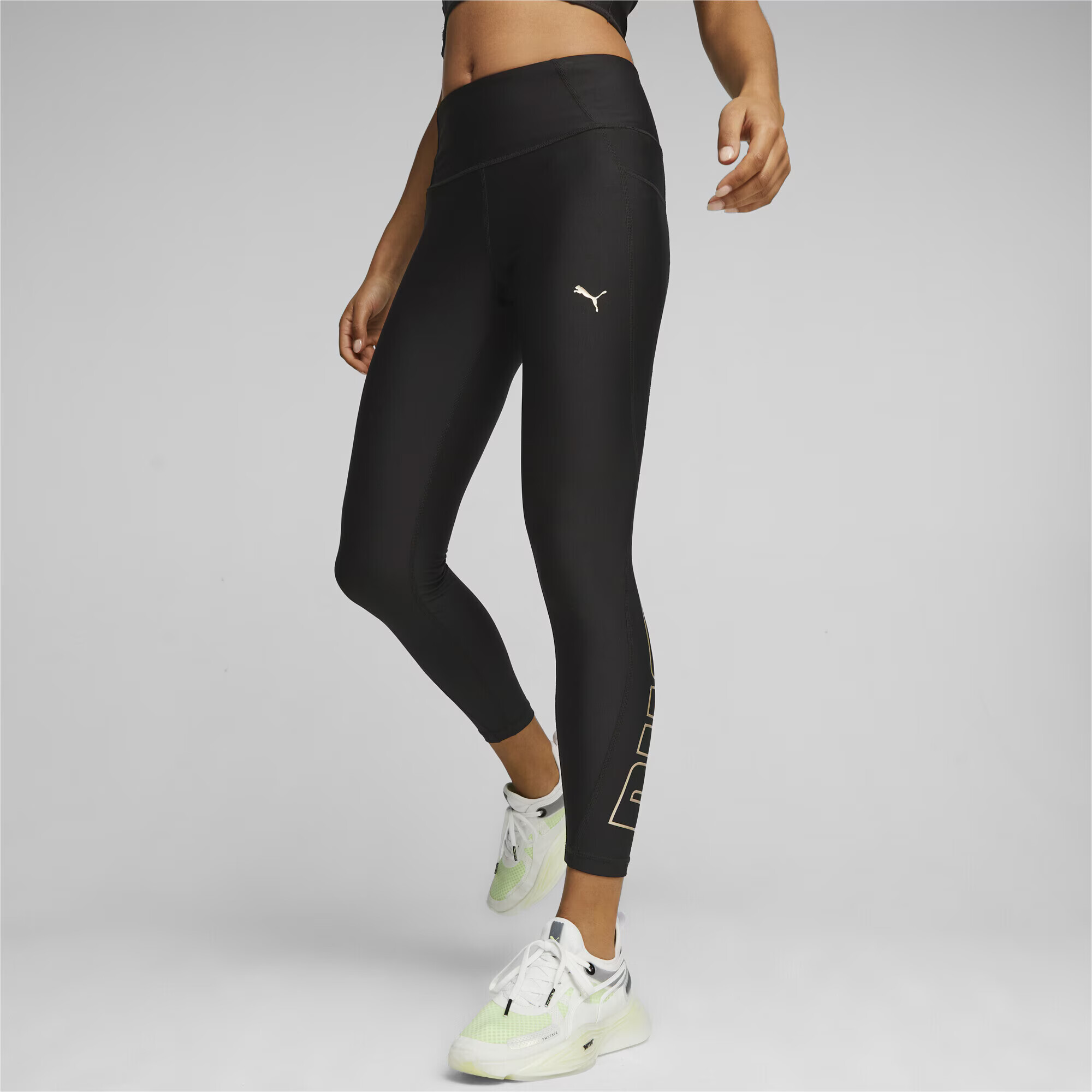 PUMA Pantaloni sport 'Eversculpt' auriu / negru - Pled.ro