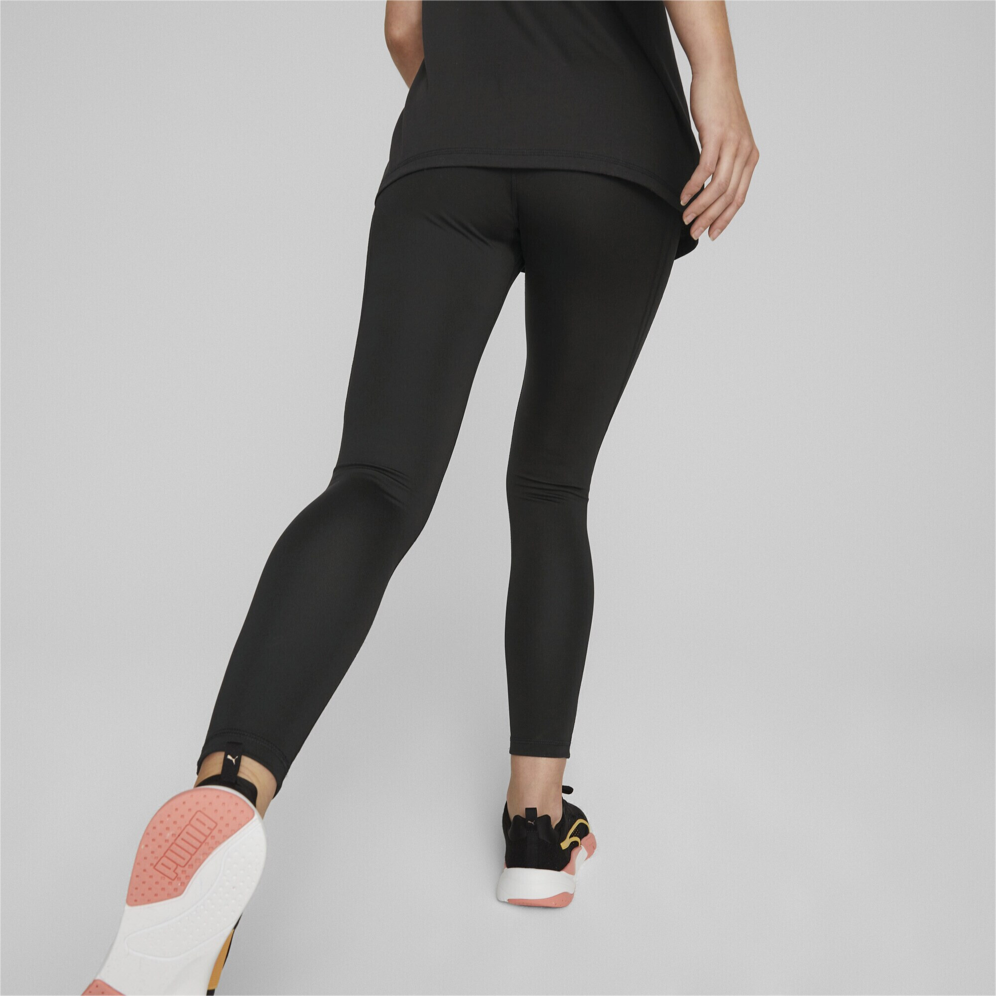 PUMA Pantaloni sport 'EVOSTRIPE' negru / alb - Pled.ro