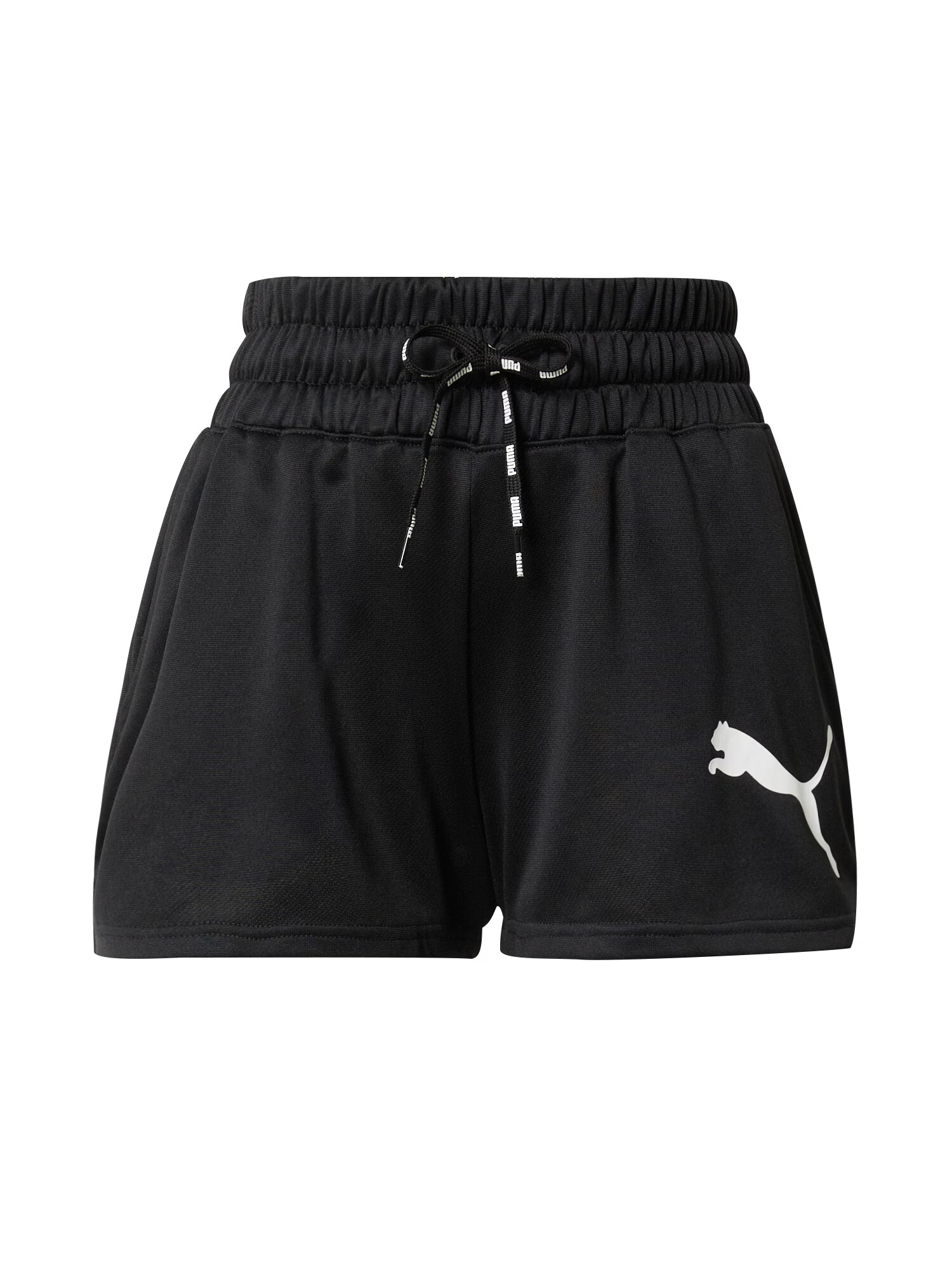 PUMA Pantaloni sport 'Fit Tech Knit 3" Short' negru / alb - Pled.ro