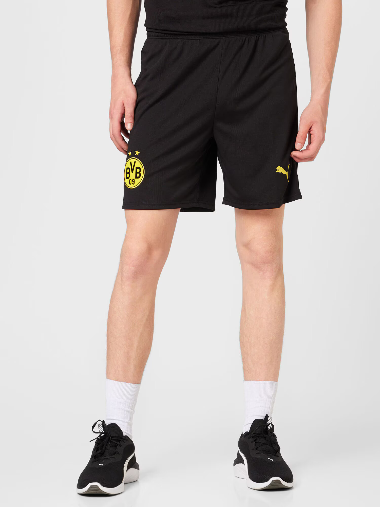 PUMA Pantaloni sport 'Borussia Dortmund Home 2023/2024' galben muștar / negru - Pled.ro