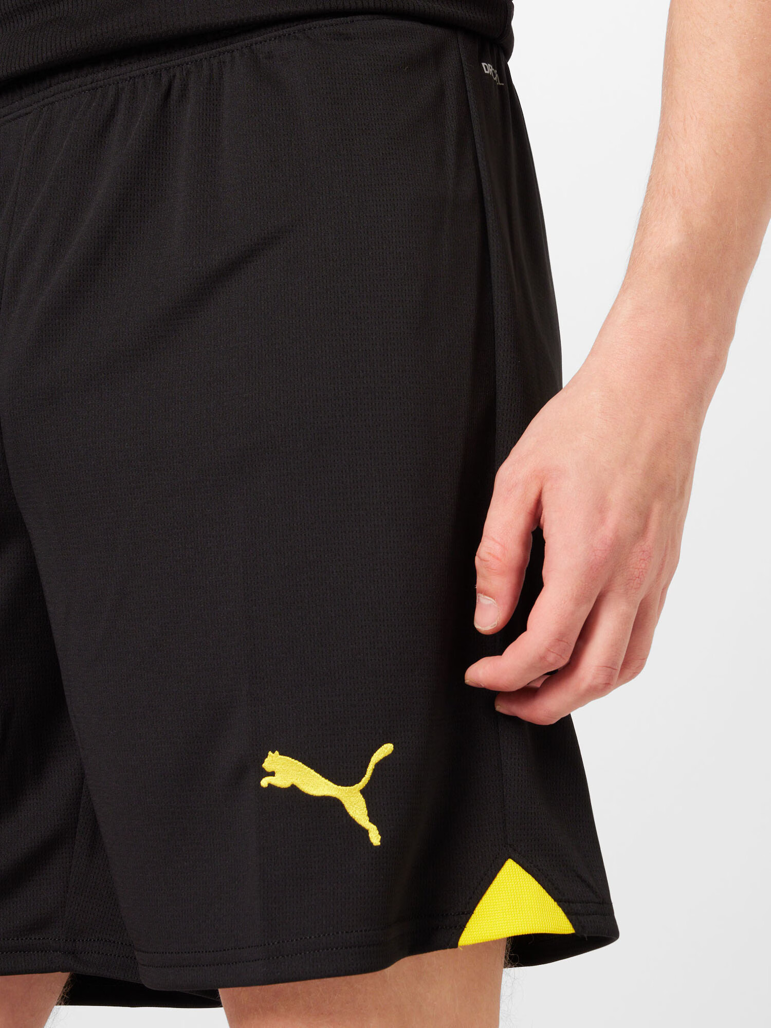 PUMA Pantaloni sport 'Borussia Dortmund Home 2023/2024' galben muștar / negru - Pled.ro