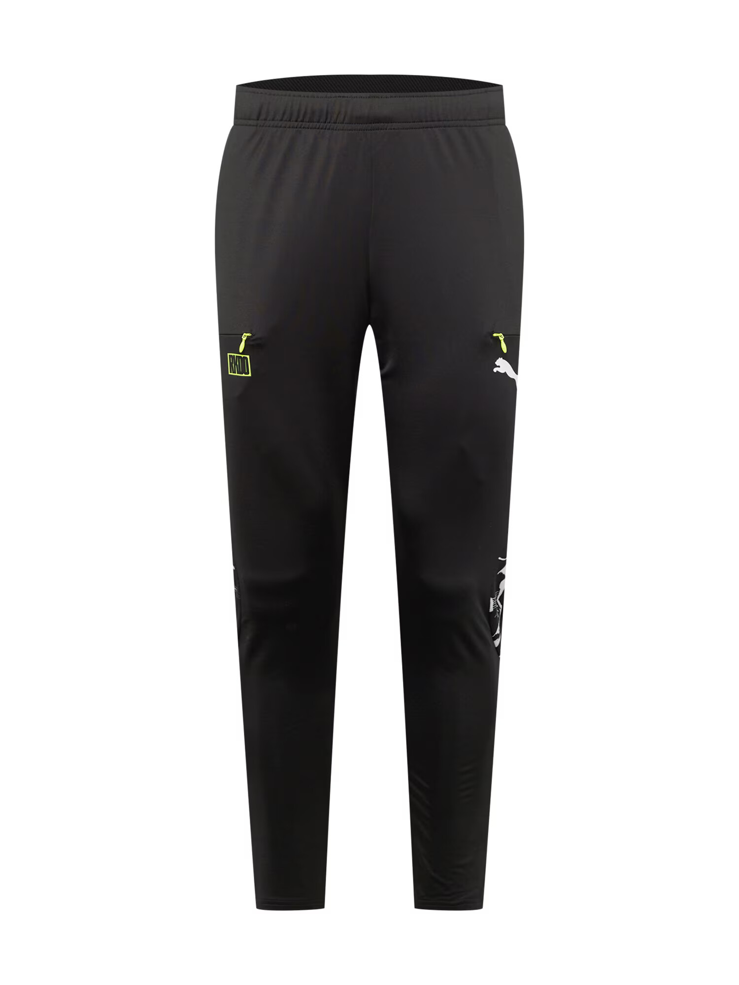 PUMA Pantaloni sport galben / negru / alb - Pled.ro