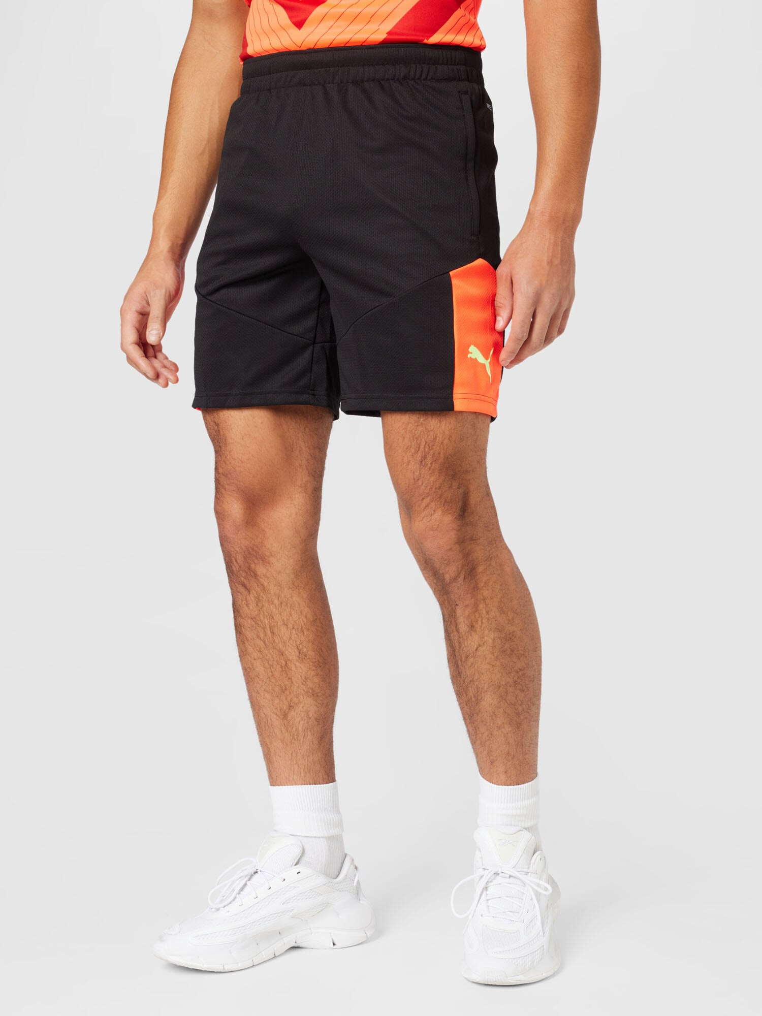 PUMA Pantaloni sport galben / roșu orange / negru - Pled.ro