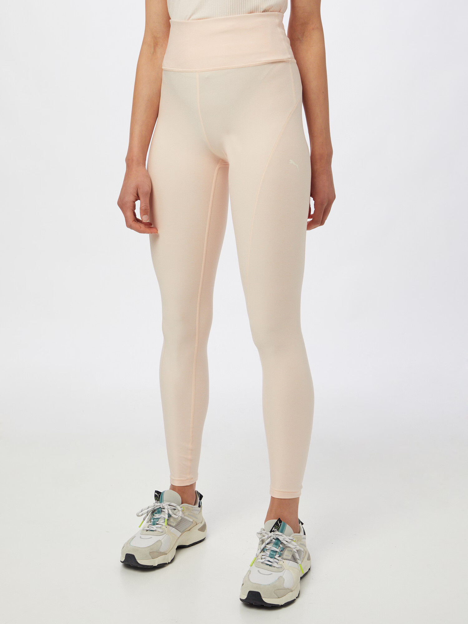 PUMA Pantaloni sport galben / roz pudră - Pled.ro