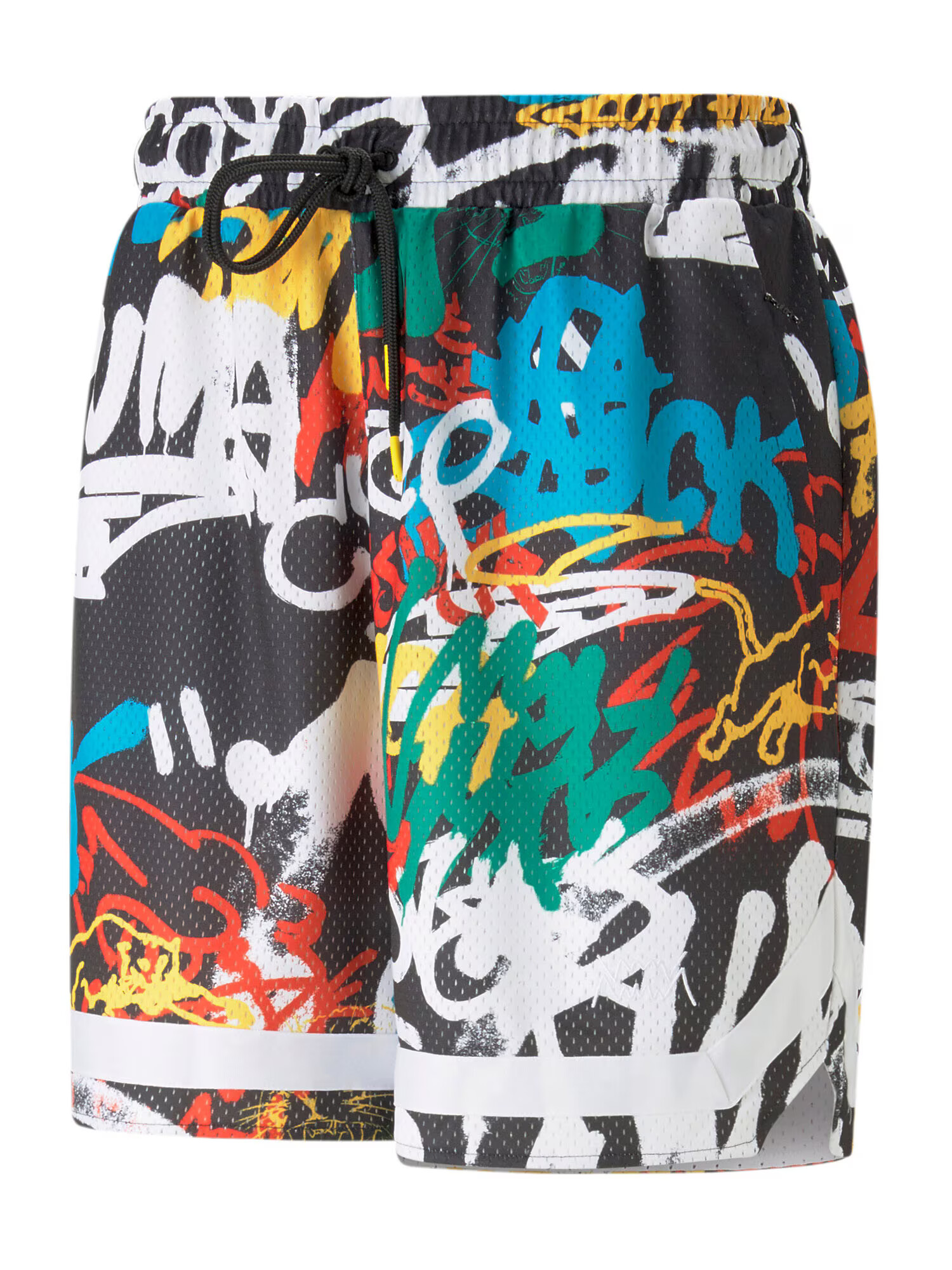 PUMA Pantaloni sport 'Graffiti' albastru / verde / negru / alb - Pled.ro