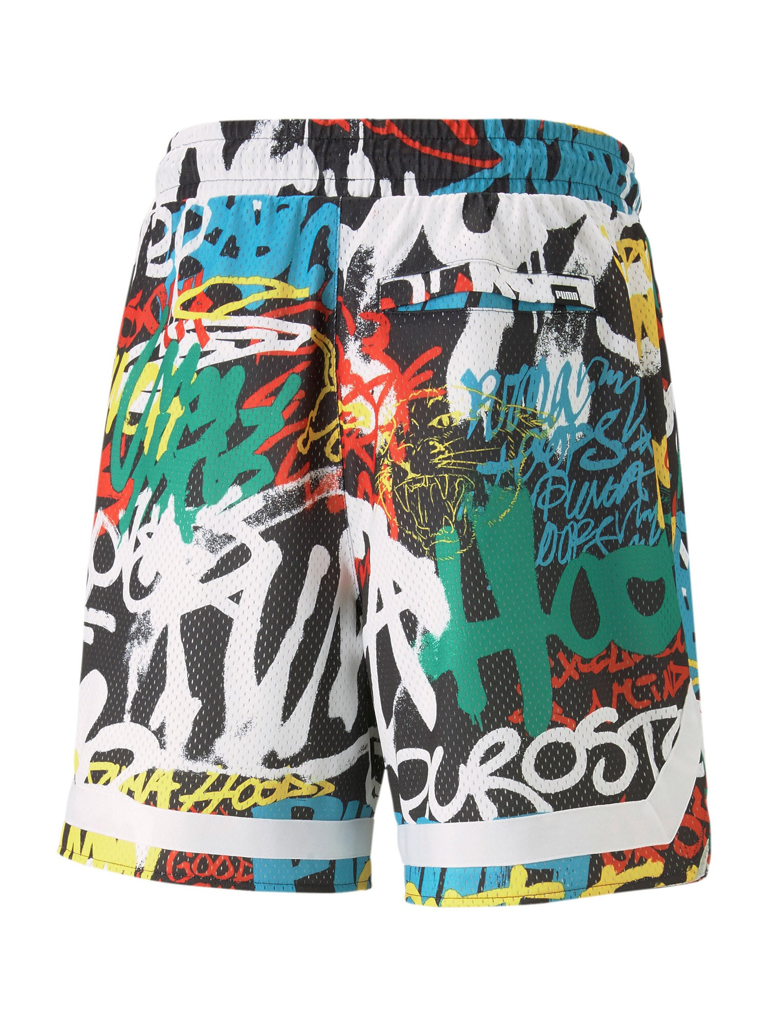 PUMA Pantaloni sport 'Graffiti' albastru / verde / negru / alb - Pled.ro