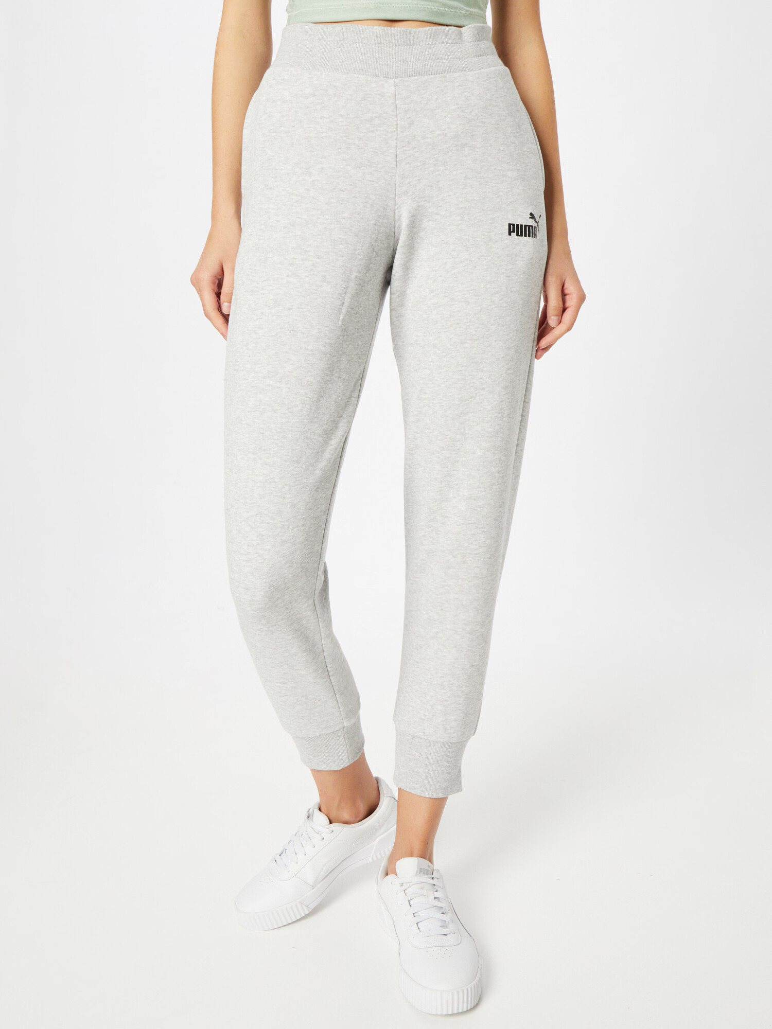 PUMA Pantaloni sport 'Essentials' gri amestecat / negru - Pled.ro