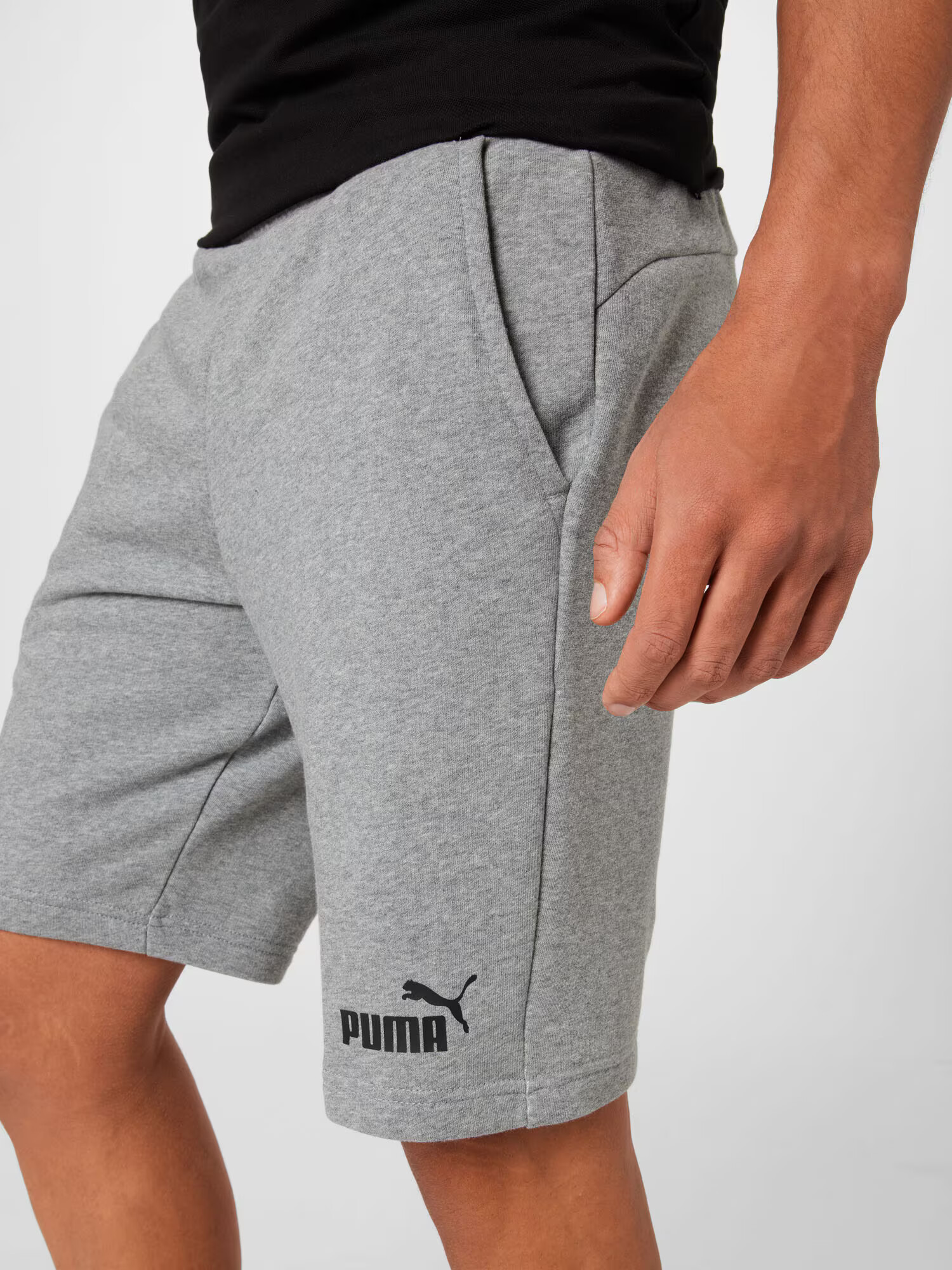 PUMA Pantaloni sport gri amestecat / negru - Pled.ro