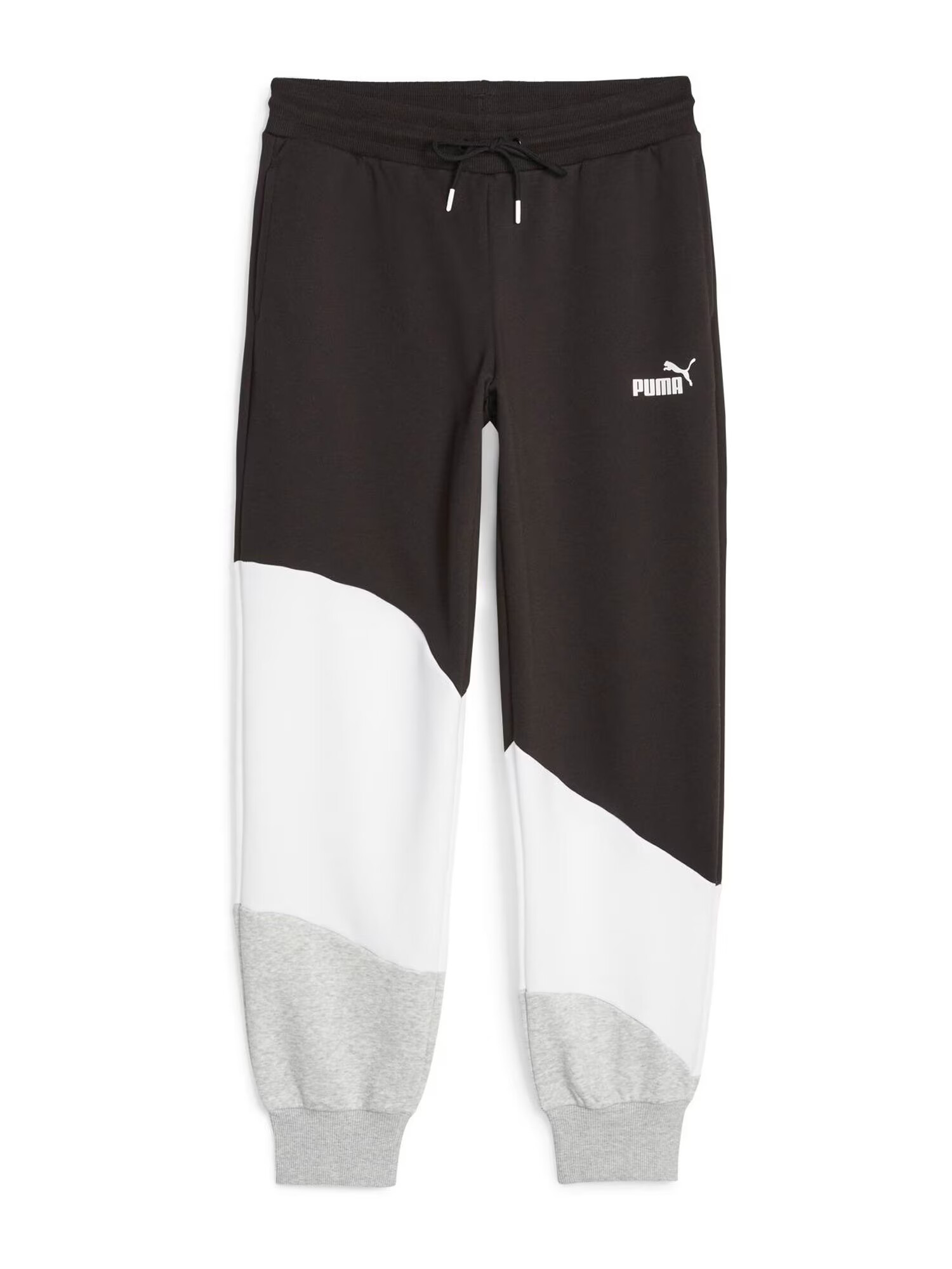 PUMA Pantaloni sport gri amestecat / negru / alb - Pled.ro