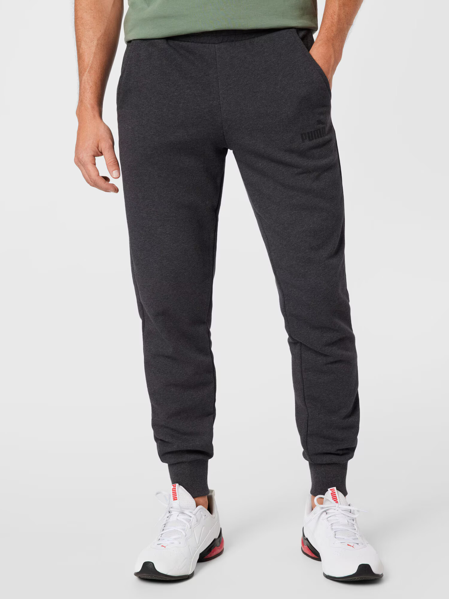 PUMA Pantaloni sport gri închis - Pled.ro