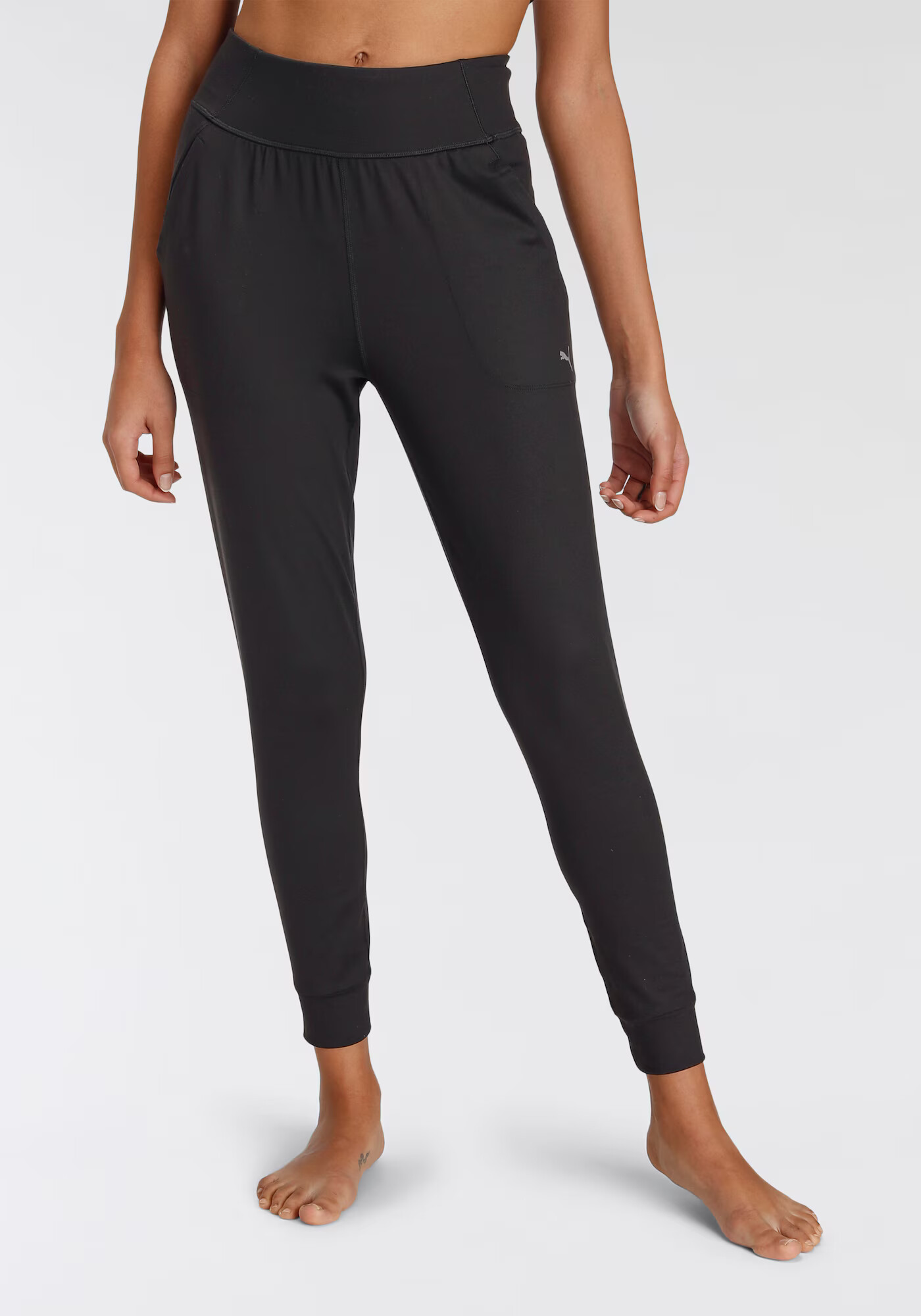 PUMA Pantaloni sport gri / negru - Pled.ro