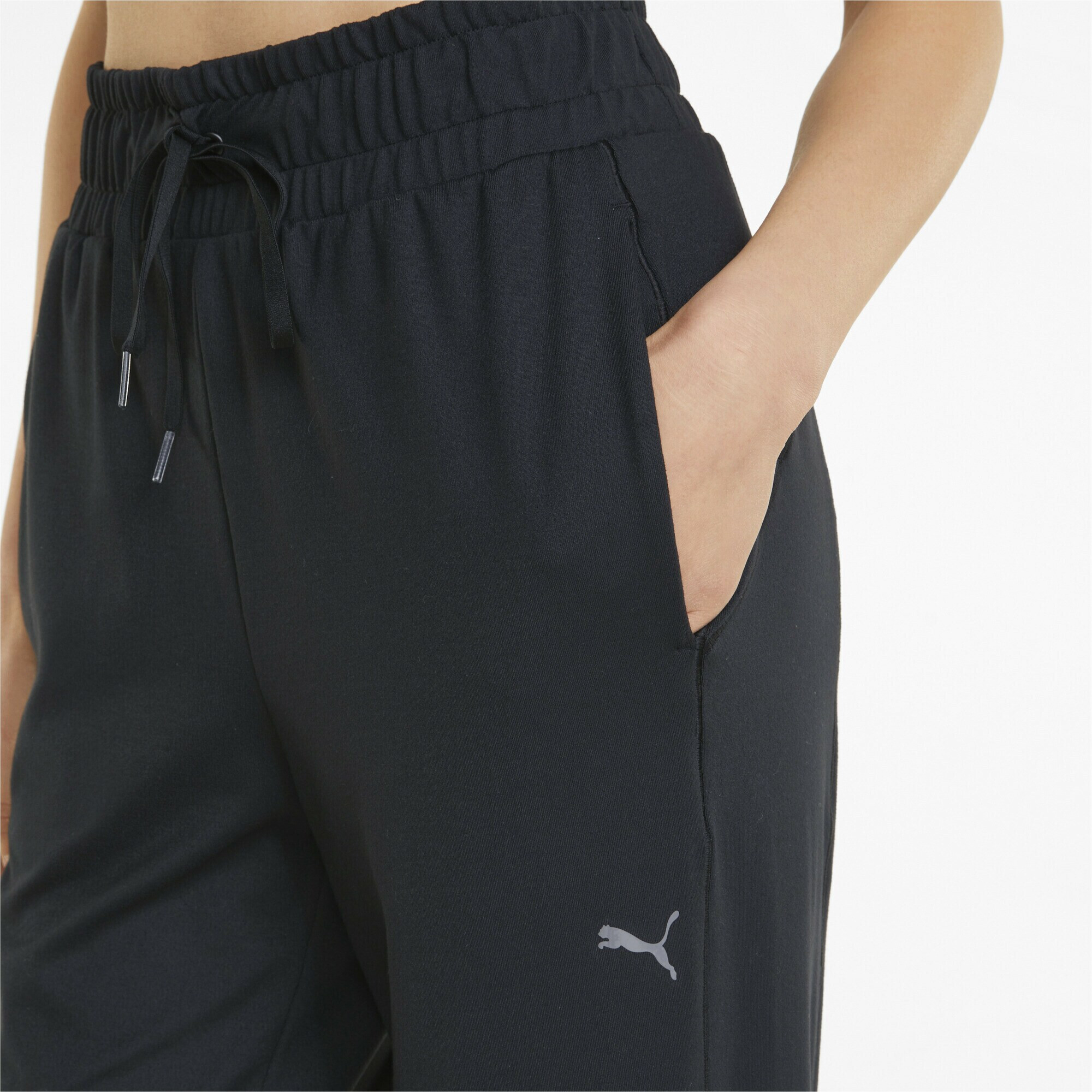 PUMA Pantaloni sport 'Studio Foundations' gri / negru - Pled.ro