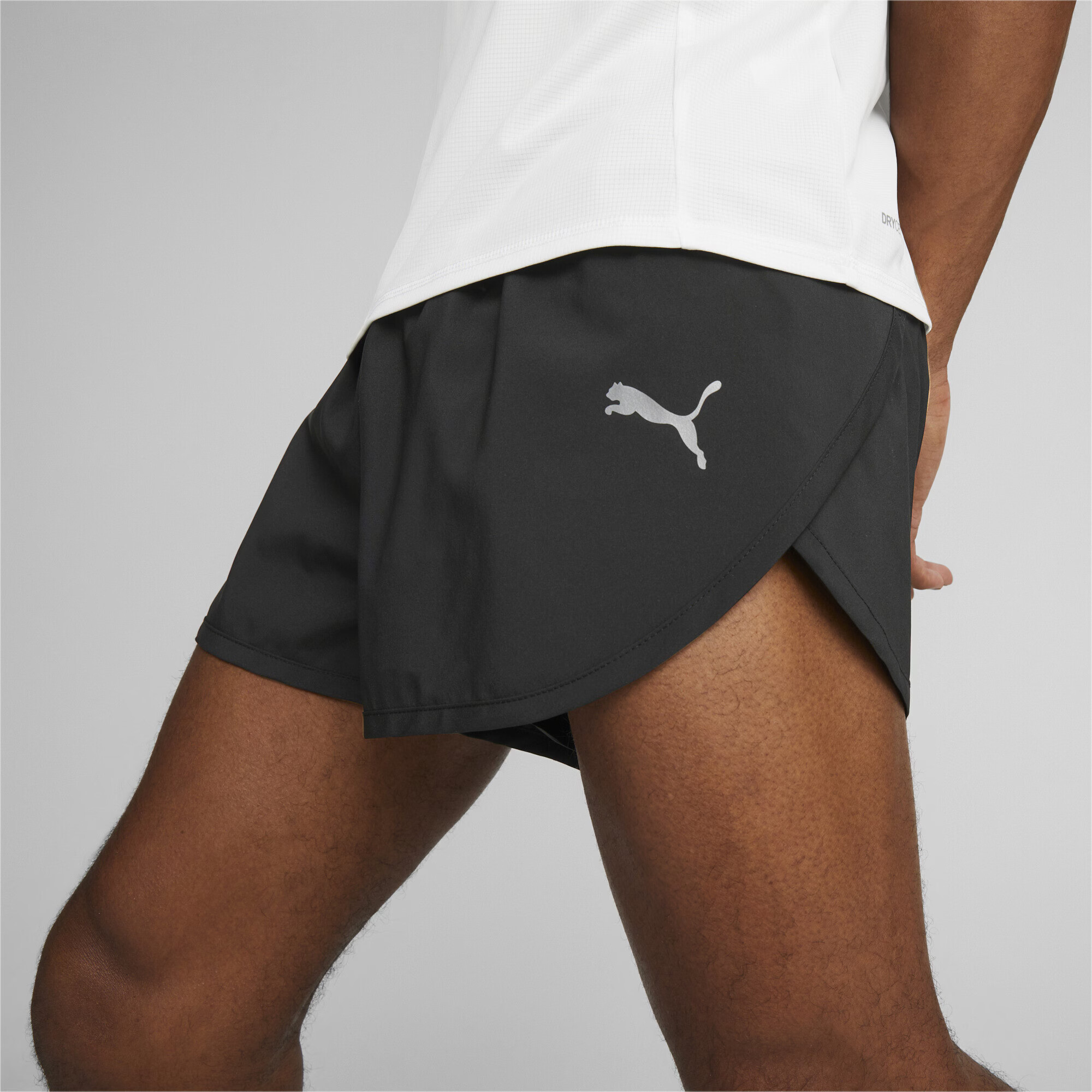 PUMA Pantaloni sport gri / negru - Pled.ro