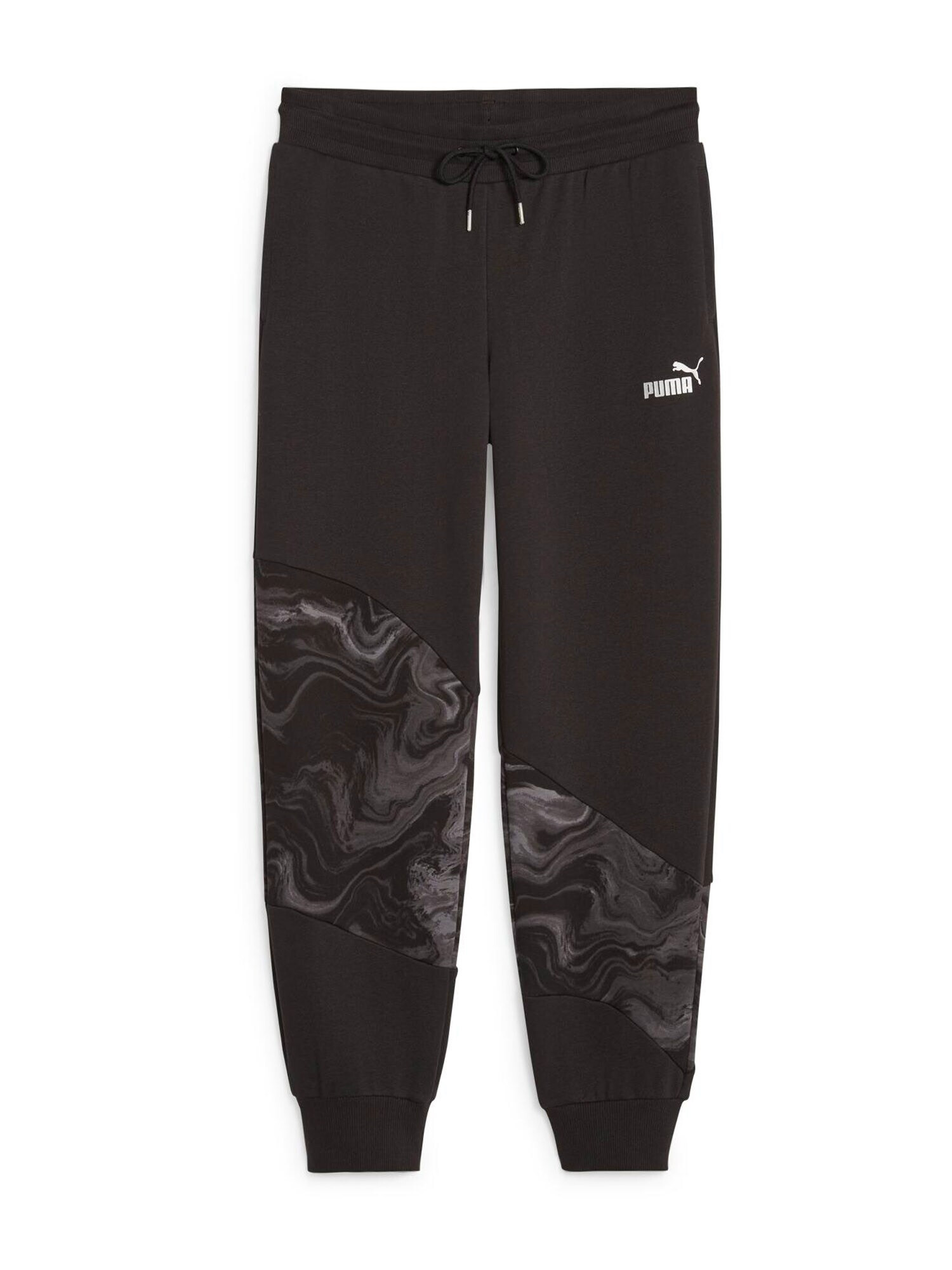 PUMA Pantaloni sport gri / negru / alb - Pled.ro