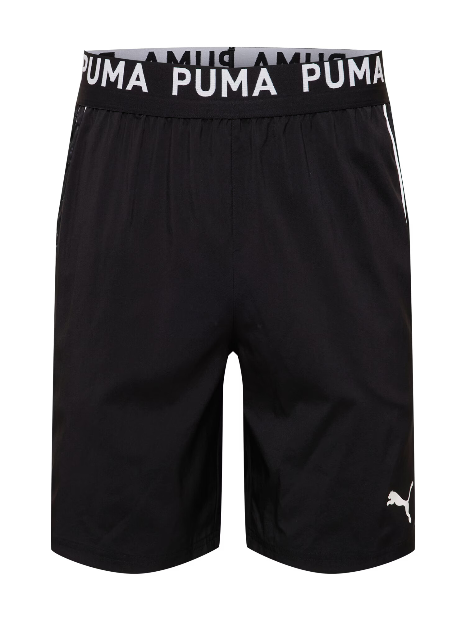 PUMA Pantaloni sport gri / negru / alb - Pled.ro