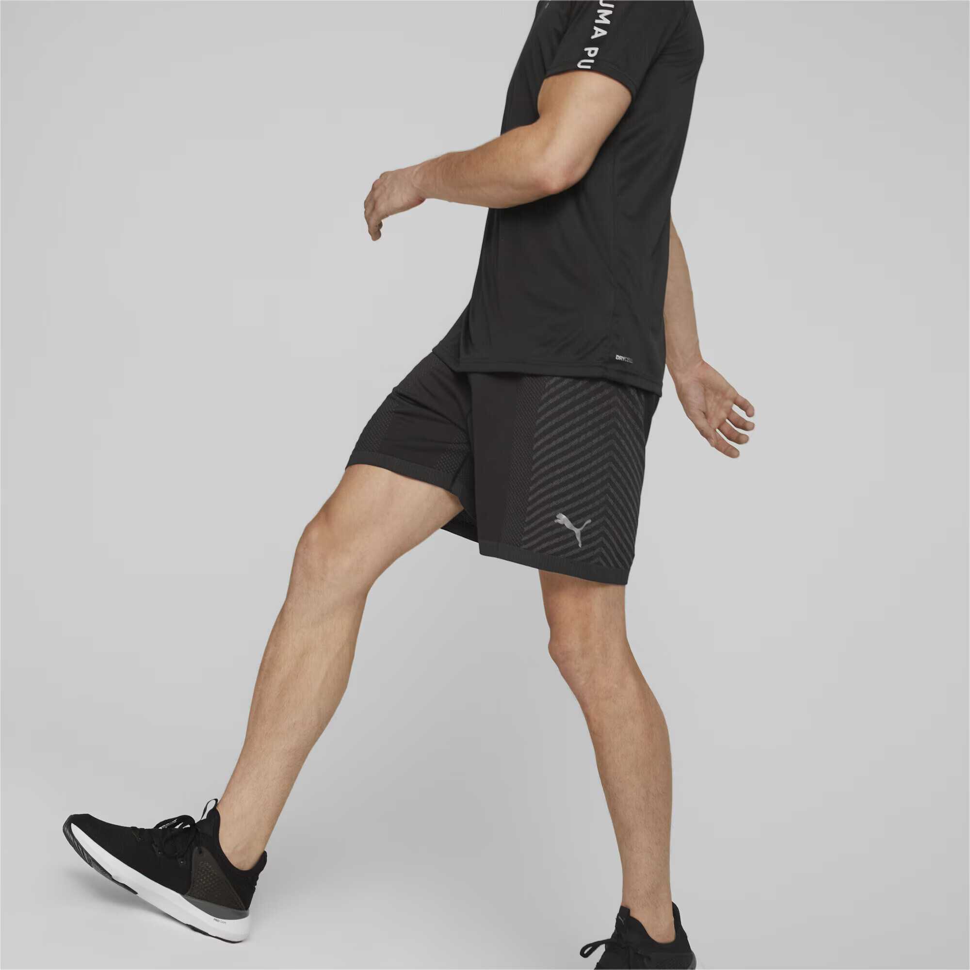 PUMA Pantaloni sport gri închis / negru / alb - Pled.ro