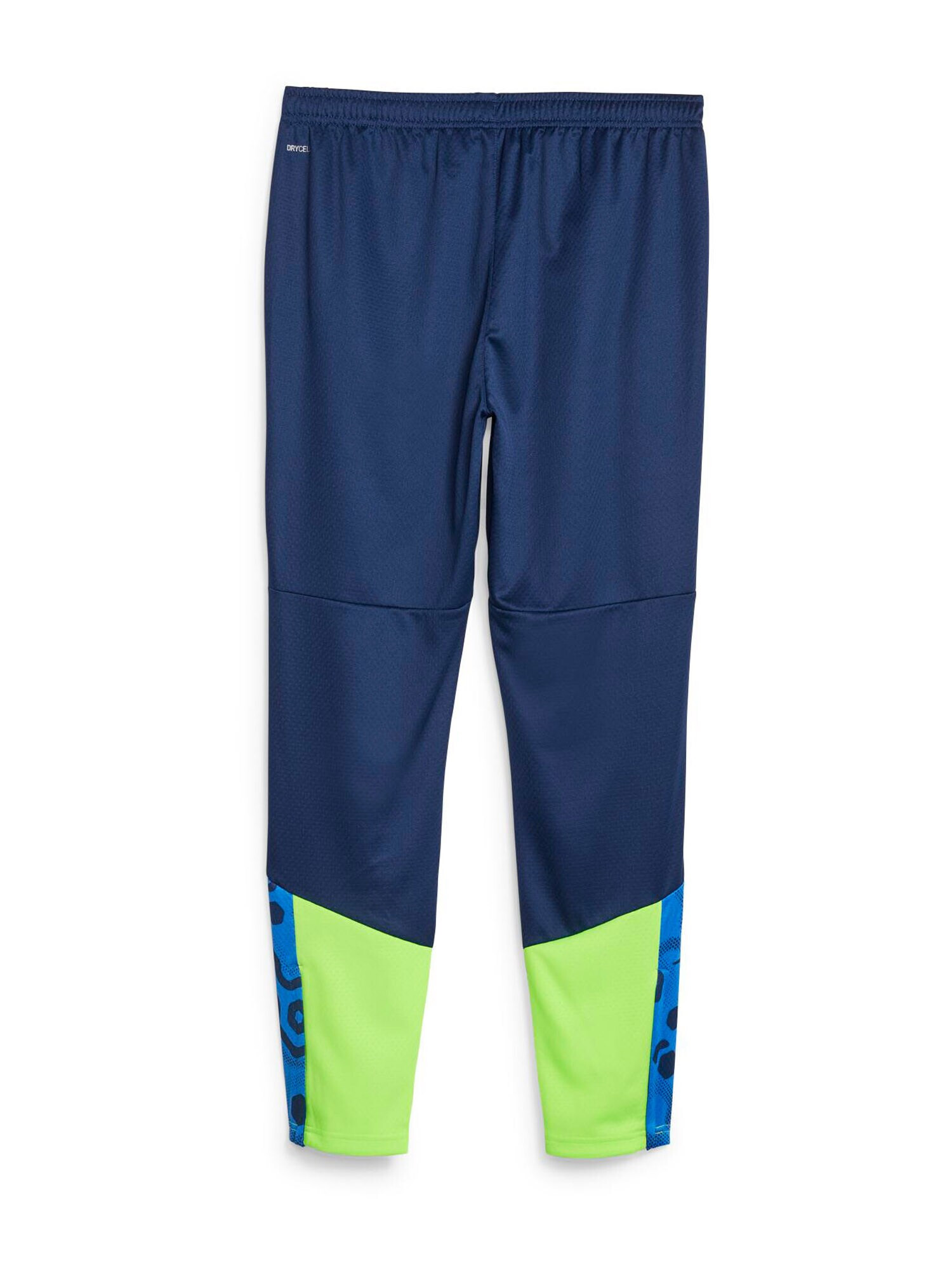 PUMA Pantaloni sport 'IndividualCUP' albastru / bleumarin / verde neon / alb - Pled.ro