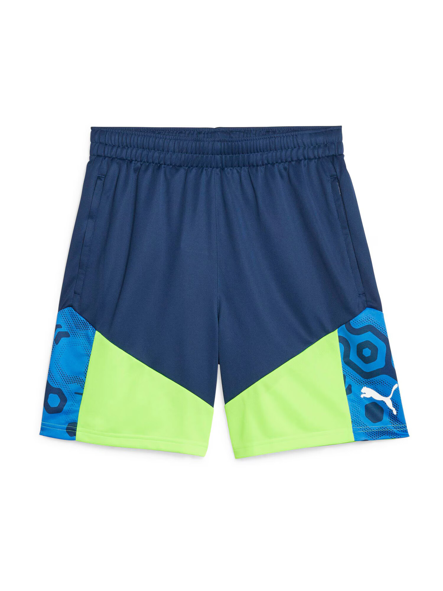 PUMA Pantaloni sport 'IndividualCUP' albastru / verde / alb - Pled.ro