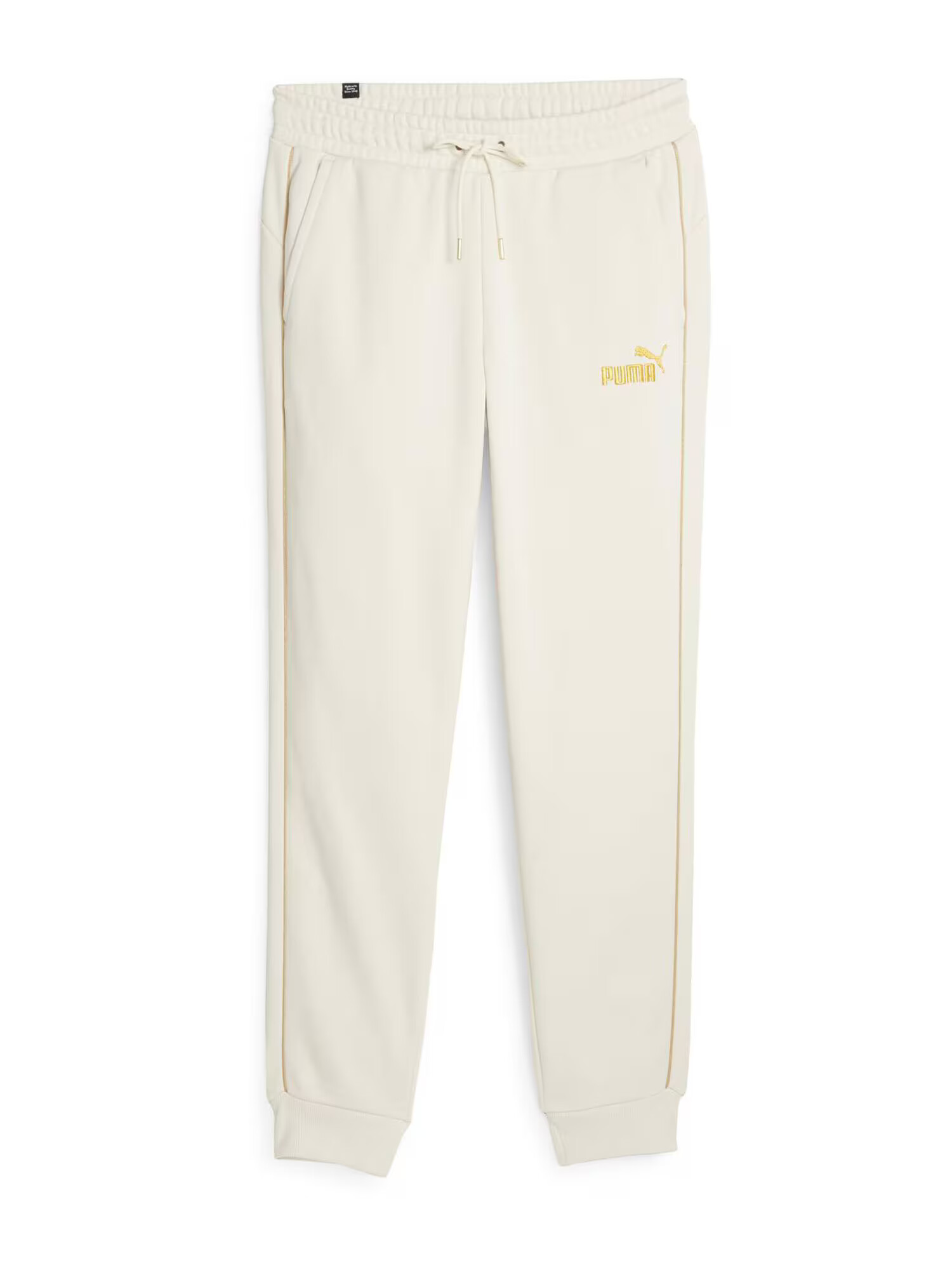 PUMA Pantaloni sport 'MINIMAL GOLD' auriu / alb - Pled.ro