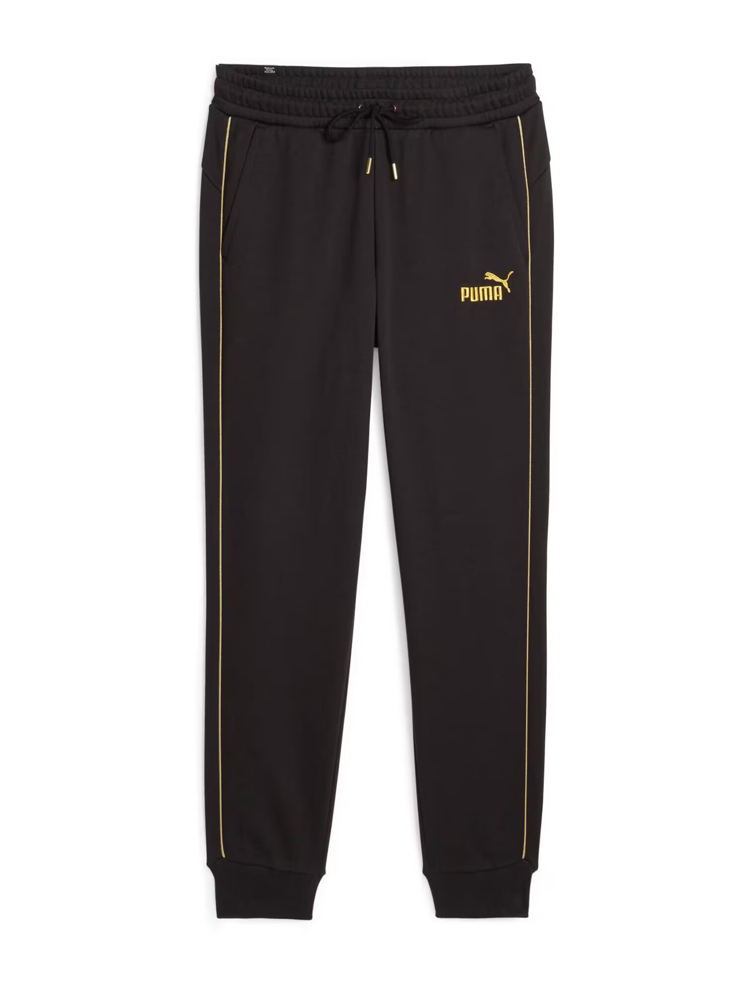 PUMA Pantaloni sport 'MINIMAL GOLD' galben auriu / negru - Pled.ro