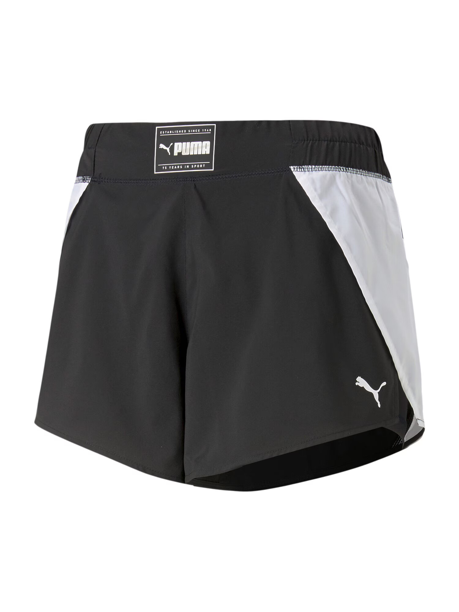 PUMA Pantaloni sport negru / alb - Pled.ro