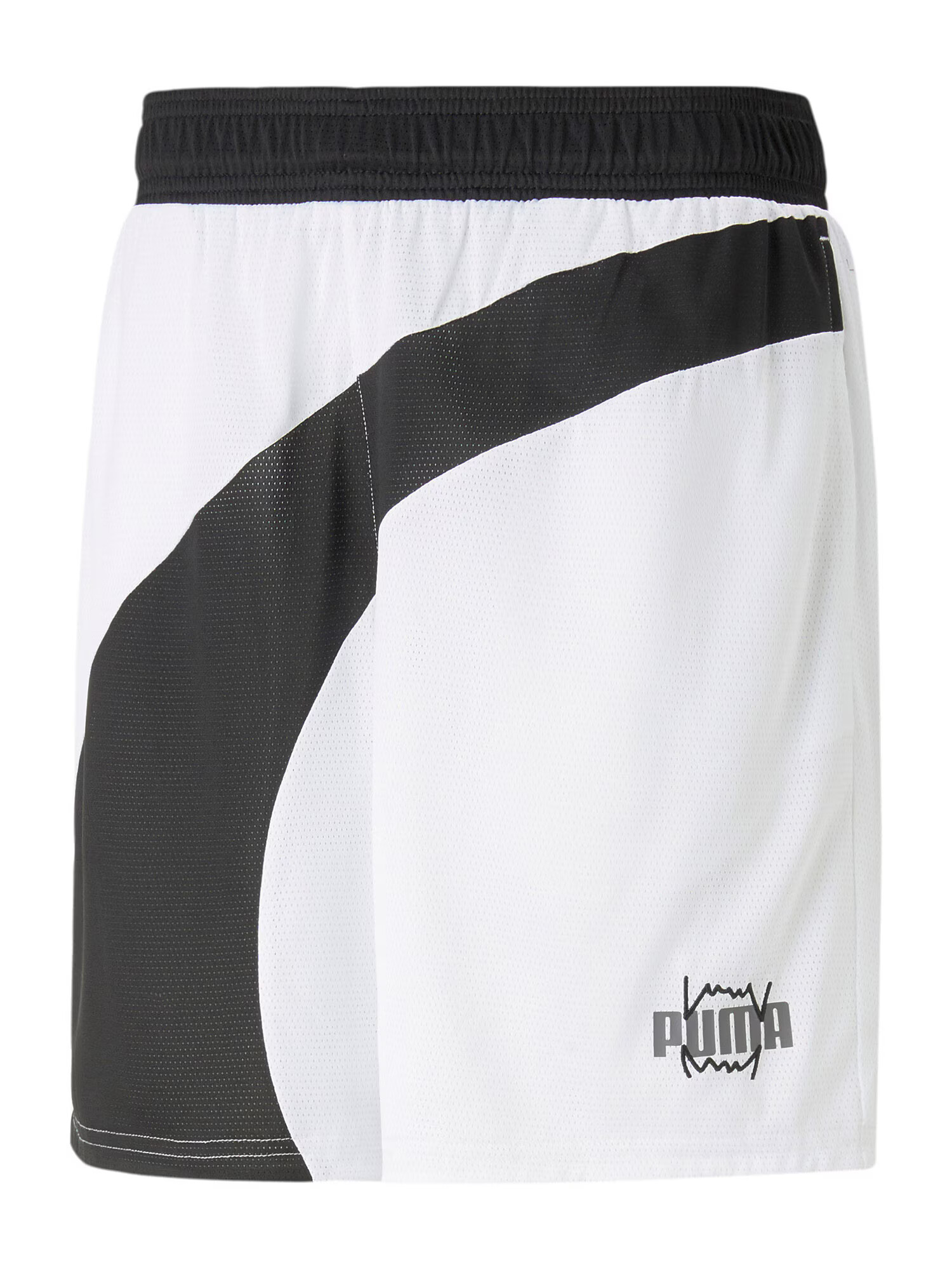 PUMA Pantaloni sport negru / alb - Pled.ro