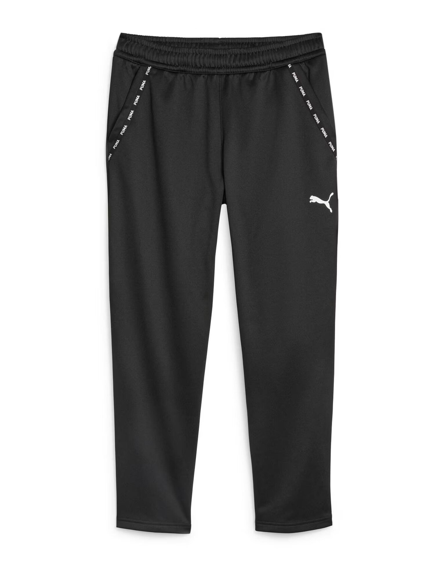 PUMA Pantaloni sport negru / alb - Pled.ro