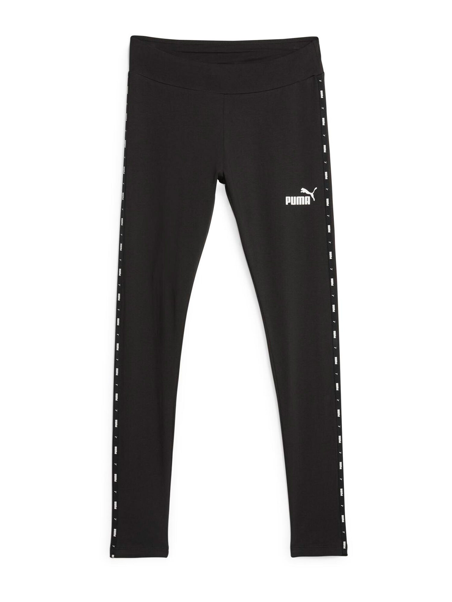 PUMA Pantaloni sport negru / alb - Pled.ro