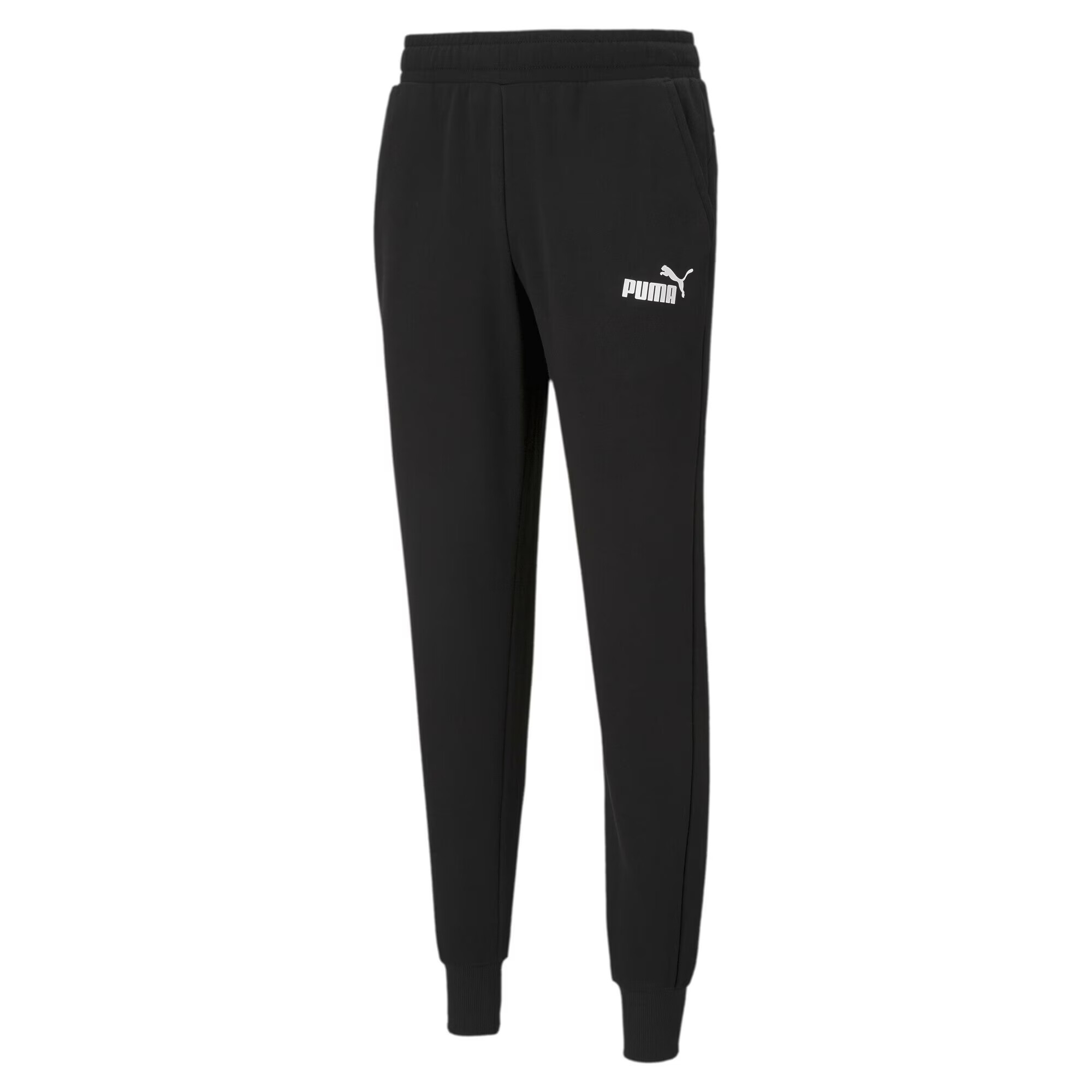 PUMA Pantaloni sport negru / alb - Pled.ro