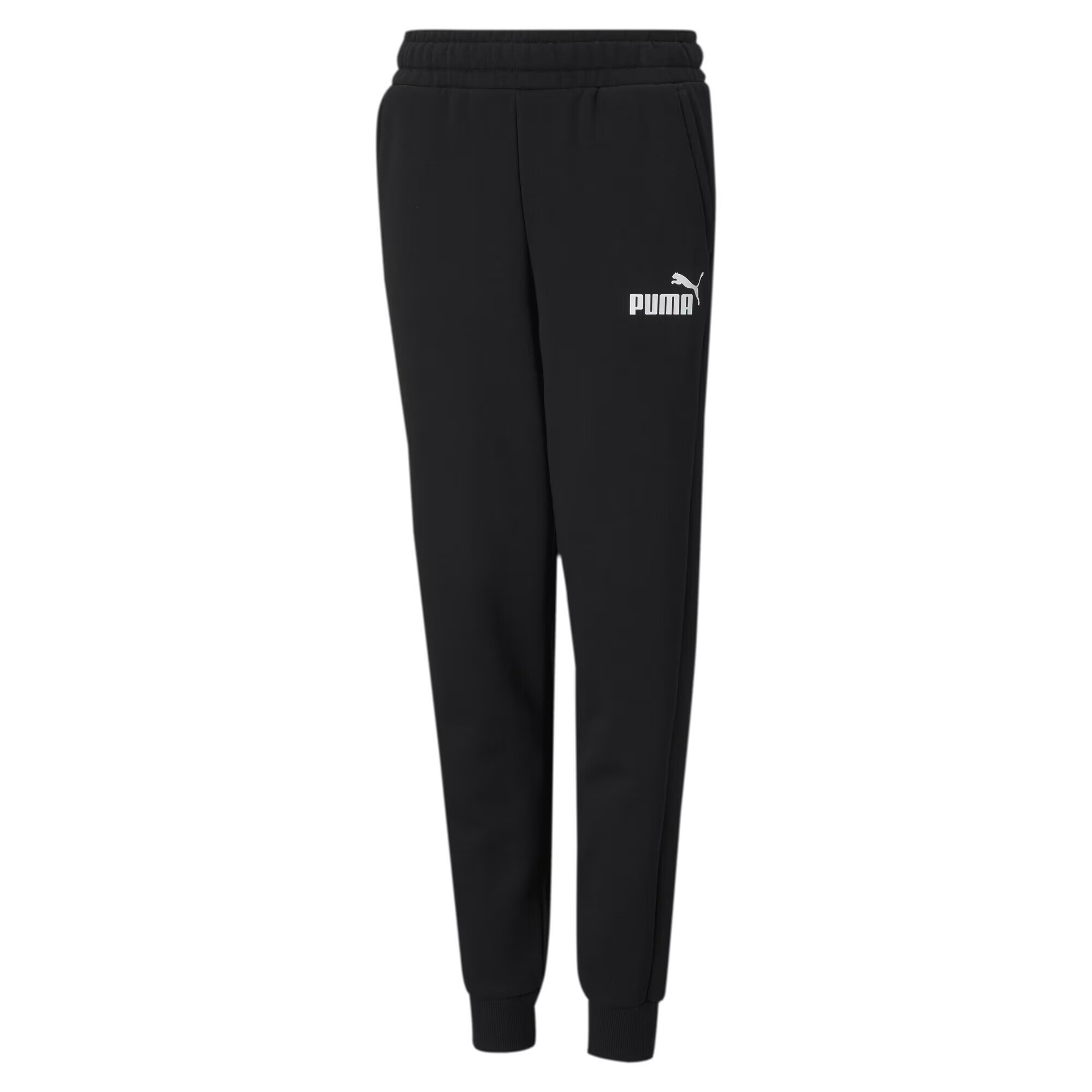 PUMA Pantaloni sport negru / alb - Pled.ro