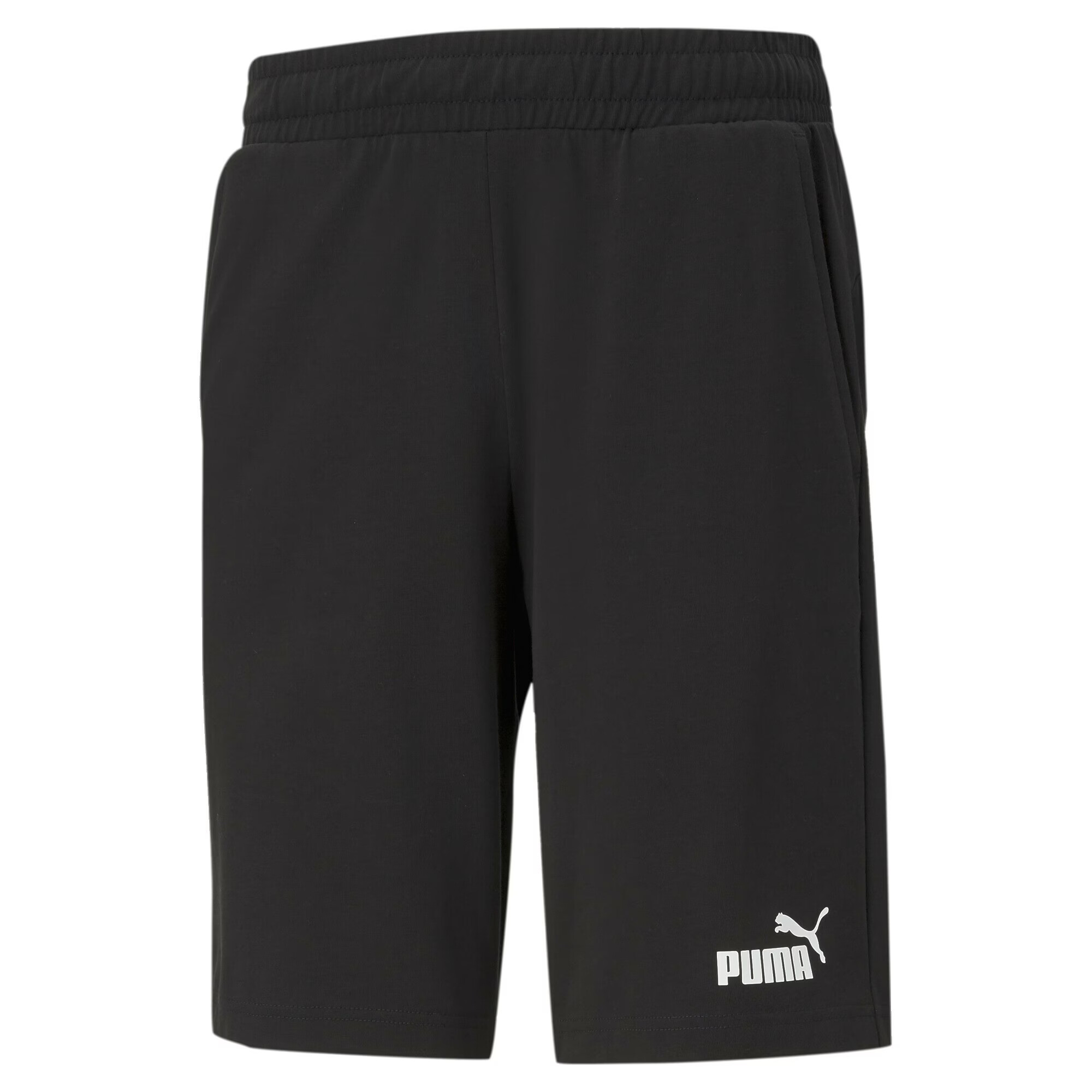 PUMA Pantaloni negru / alb - Pled.ro