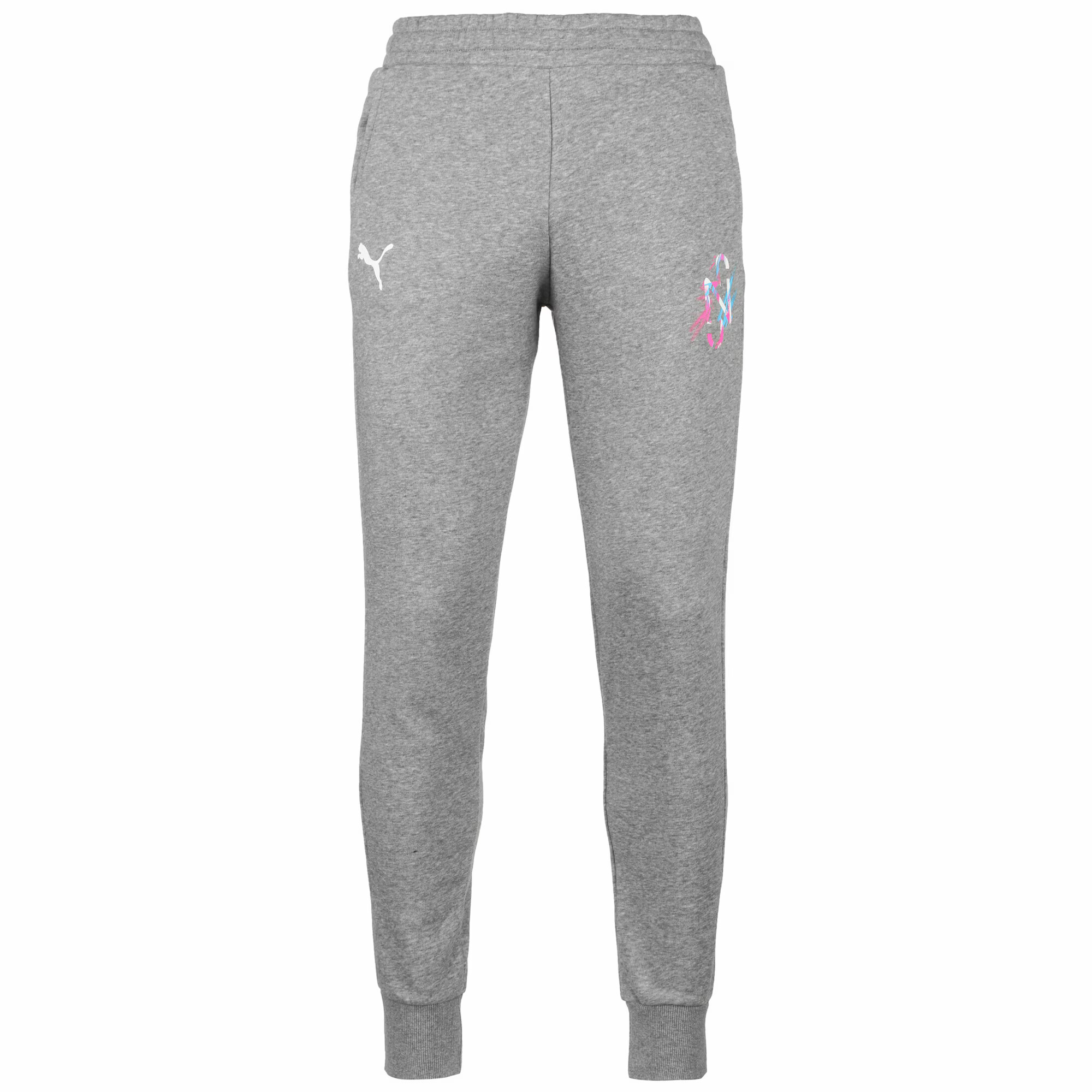 PUMA Pantaloni sport 'Neymar' albastru / gri amestecat / roz / alb - Pled.ro