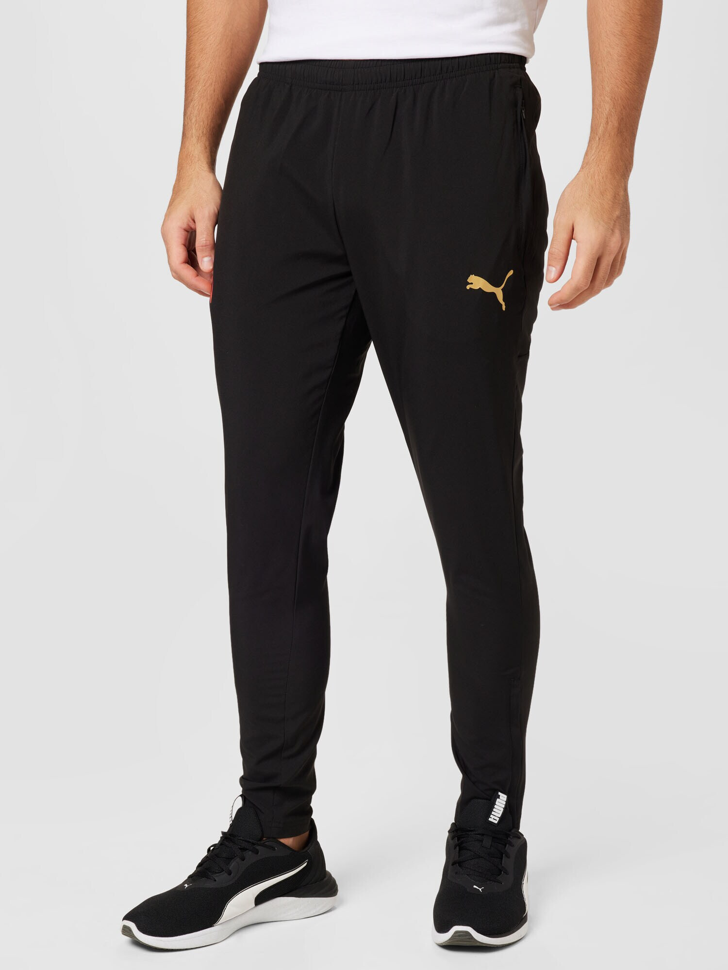 PUMA Pantaloni sport 'NEYMAR' auriu / roșu pastel / negru - Pled.ro