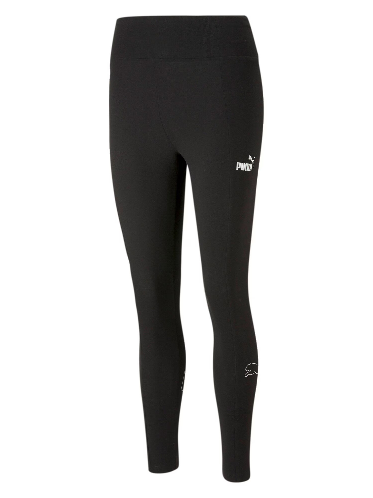 PUMA Pantaloni sport 'POWER' negru / alb - Pled.ro