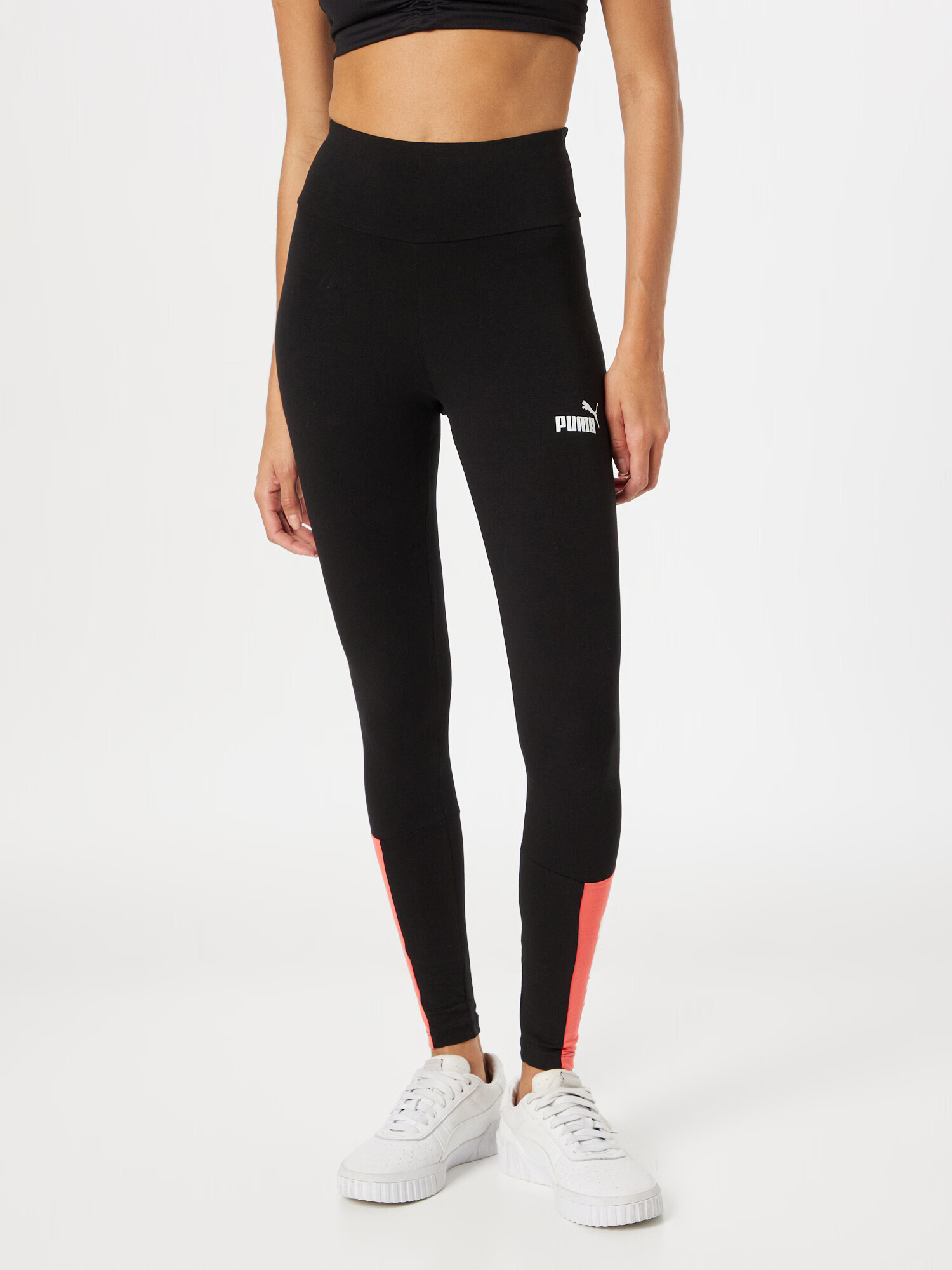 PUMA Pantaloni sport roșu / negru / alb - Pled.ro