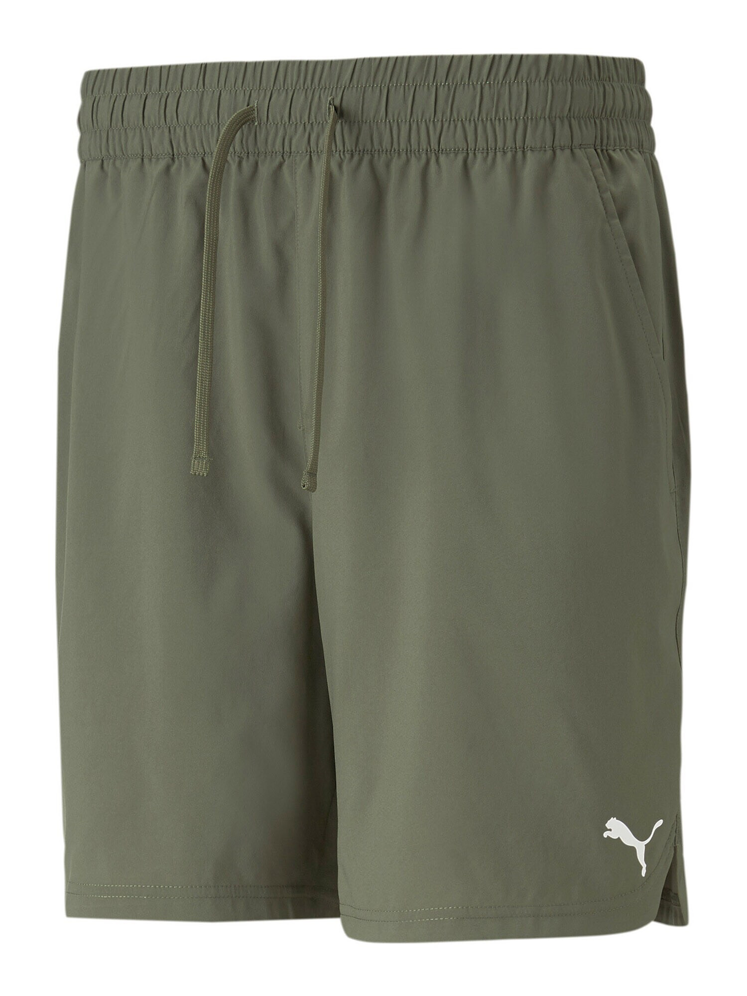 PUMA Pantaloni sport 'Studio Foundation' oliv / alb - Pled.ro