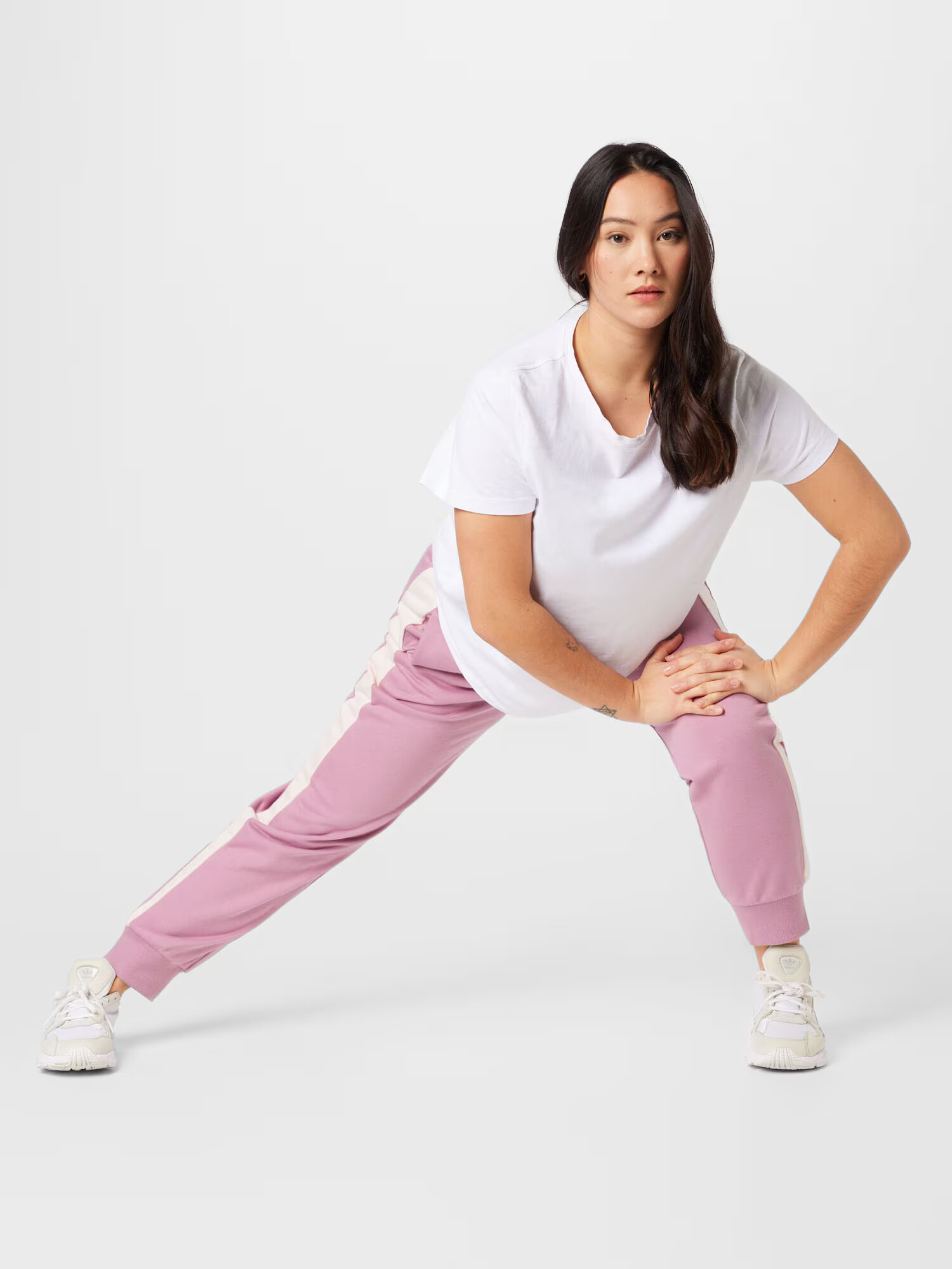 PUMA Pantaloni sport 'T7' mov lavandă / alb - Pled.ro