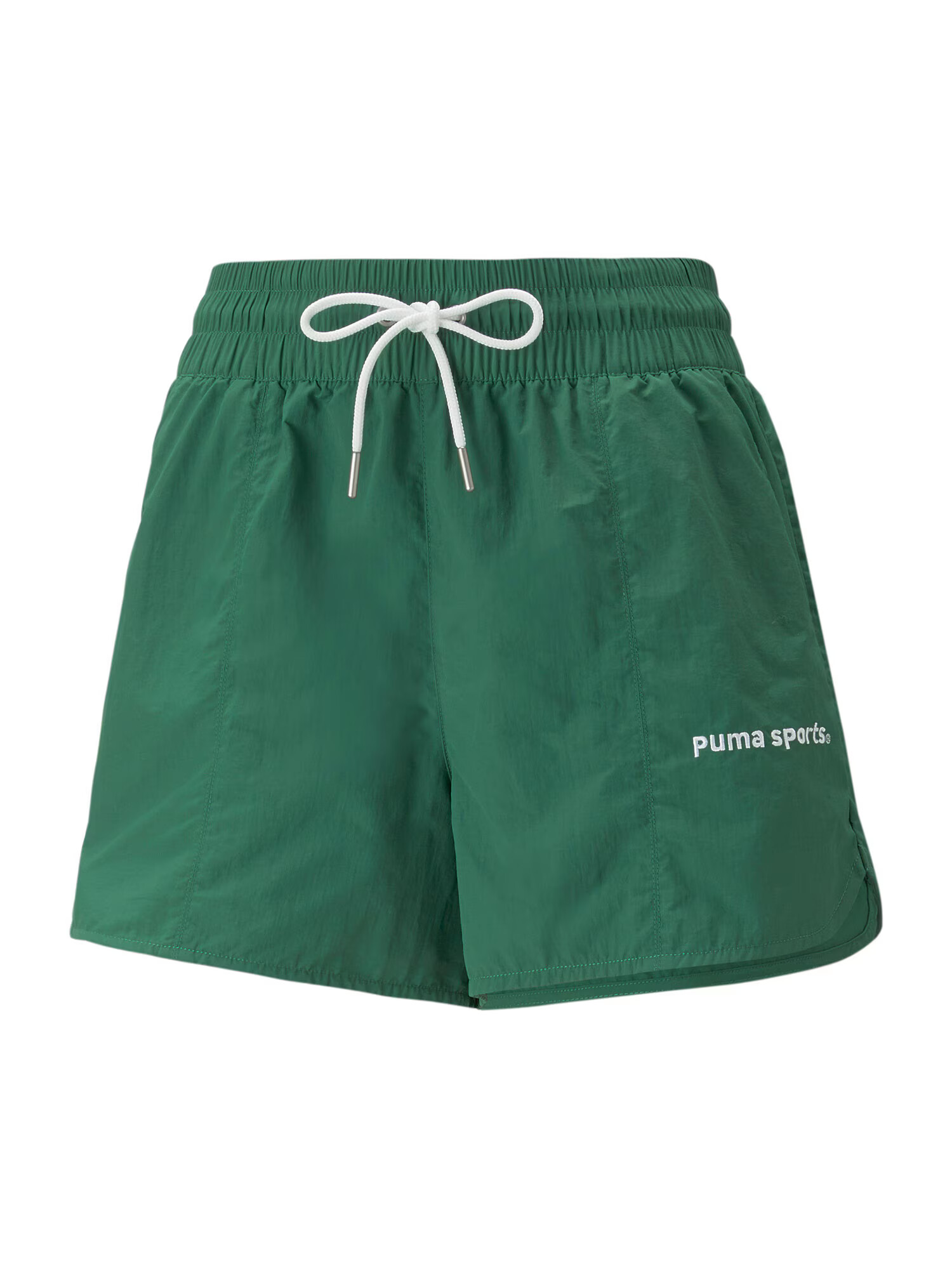 PUMA Pantaloni sport verde / alb - Pled.ro