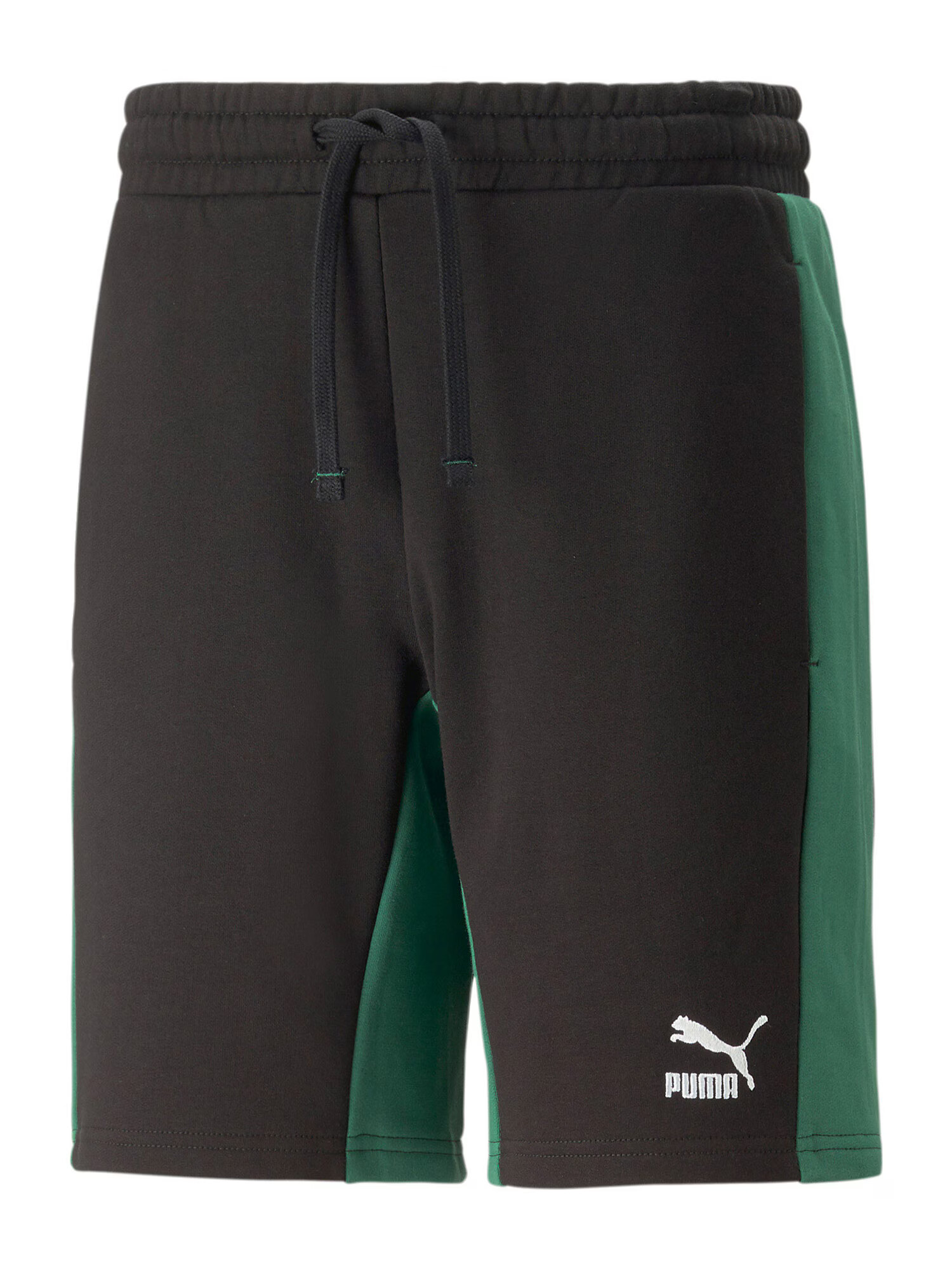 PUMA Pantaloni verde / negru / alb - Pled.ro