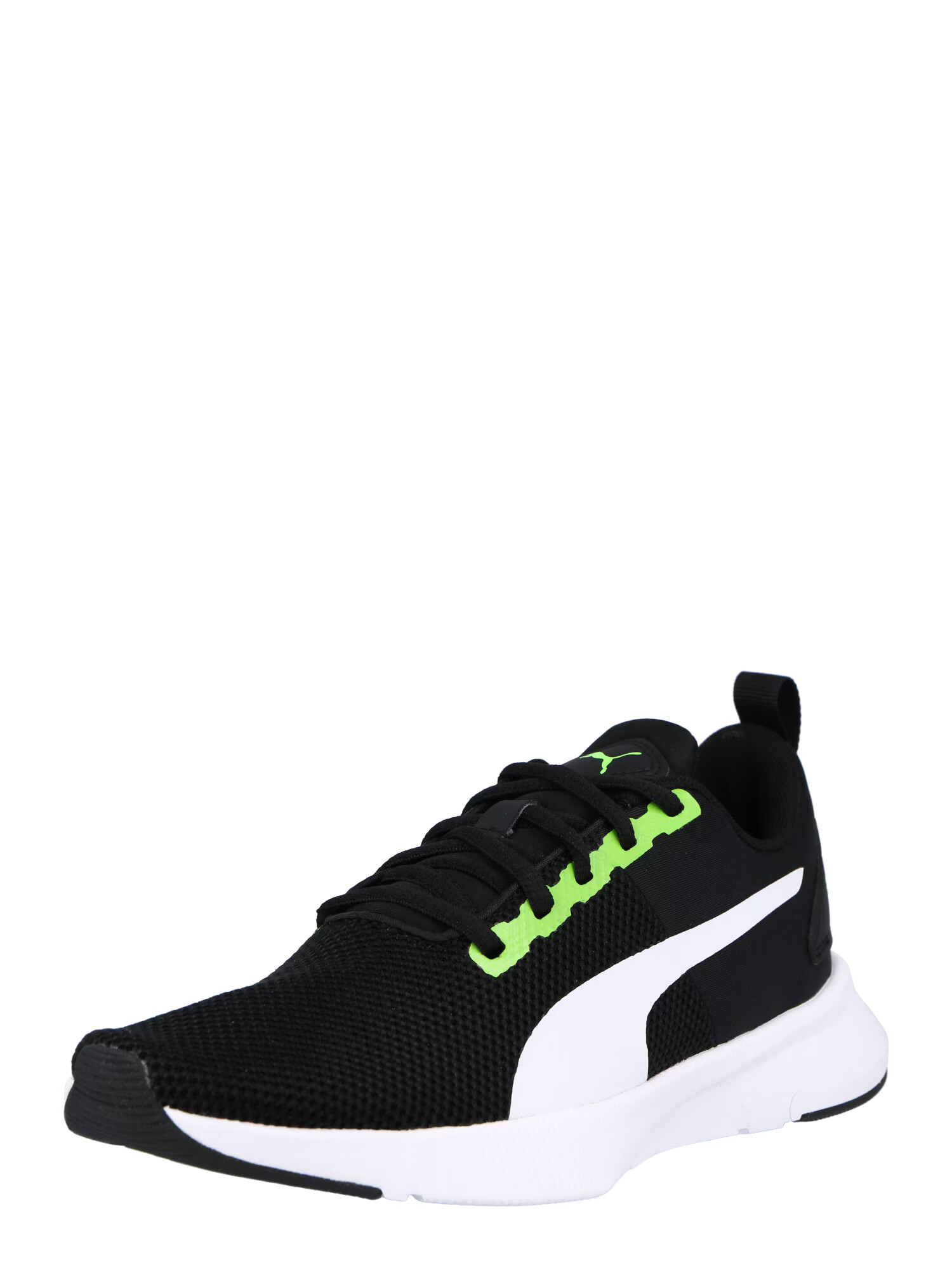 PUMA Pantofi sport 'Flyer Runner' verde neon / negru / alb - Pled.ro