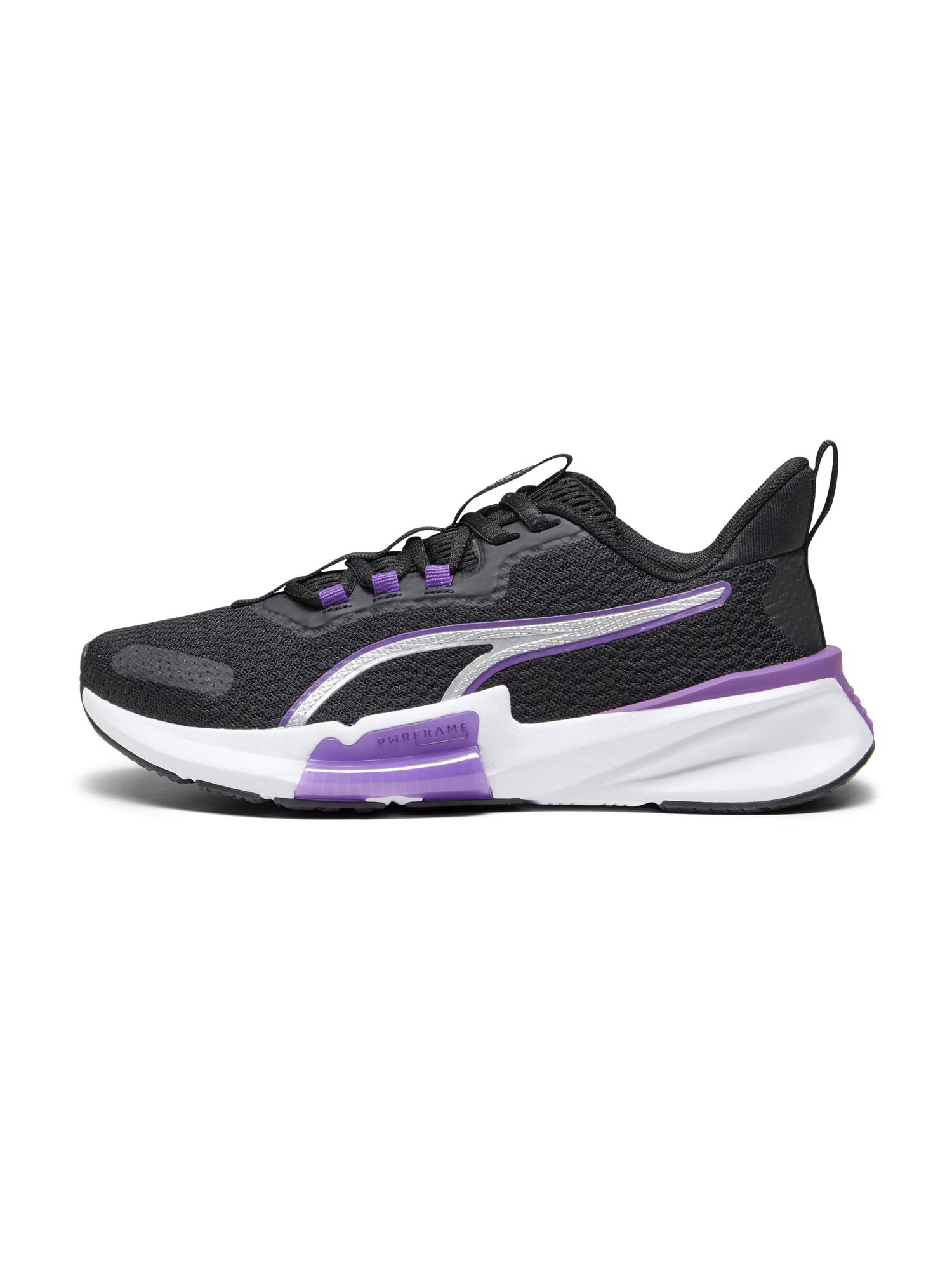 PUMA Pantofi sport 'PWRFrame' lila / negru / argintiu - Pled.ro