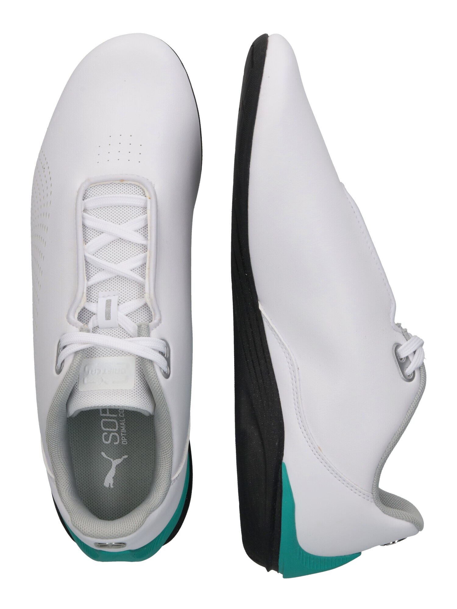 PUMA Sneaker low 'MAPF1' cyan / negru / alb - Pled.ro