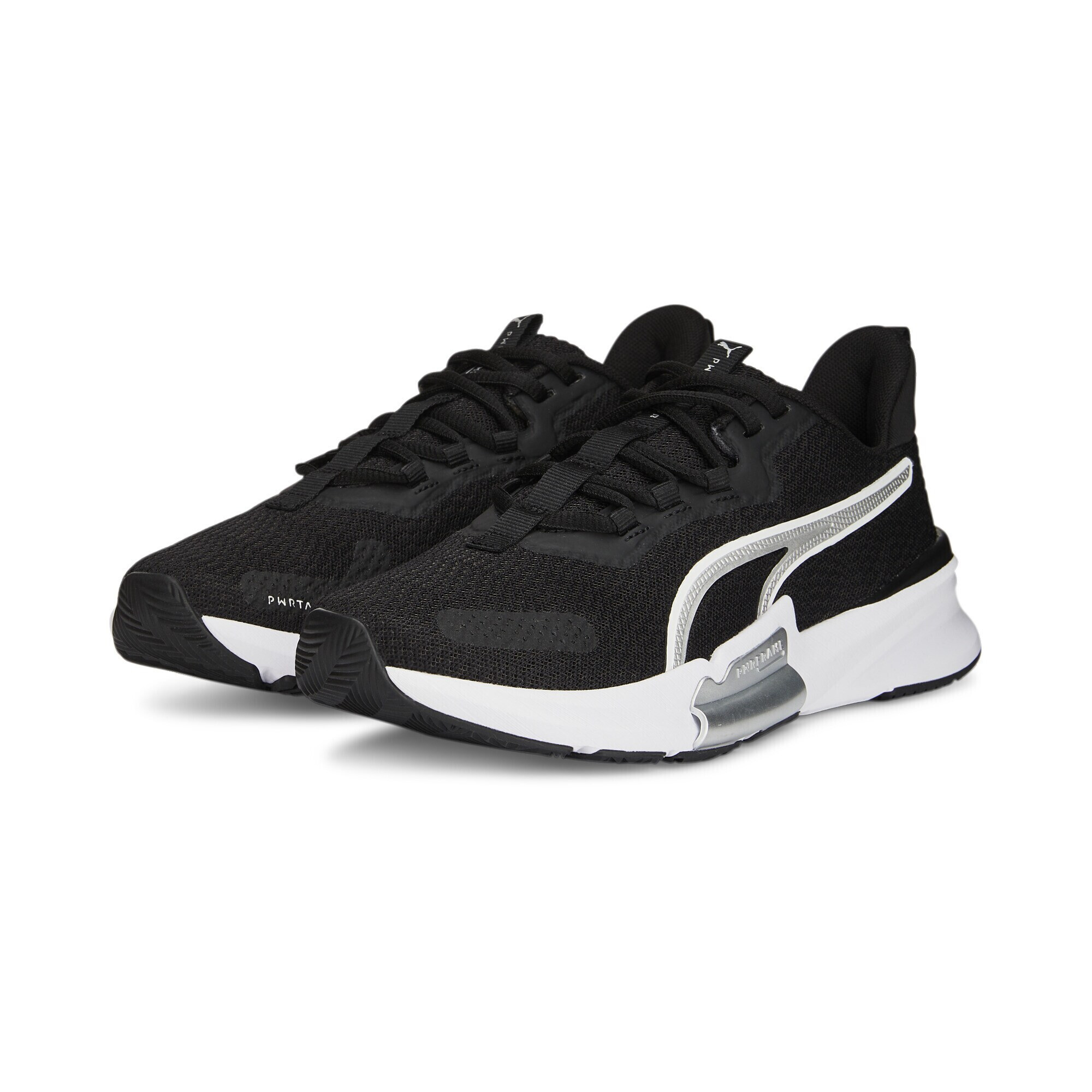 PUMA Pantofi sport 'PWRFrame' negru / alb - Pled.ro