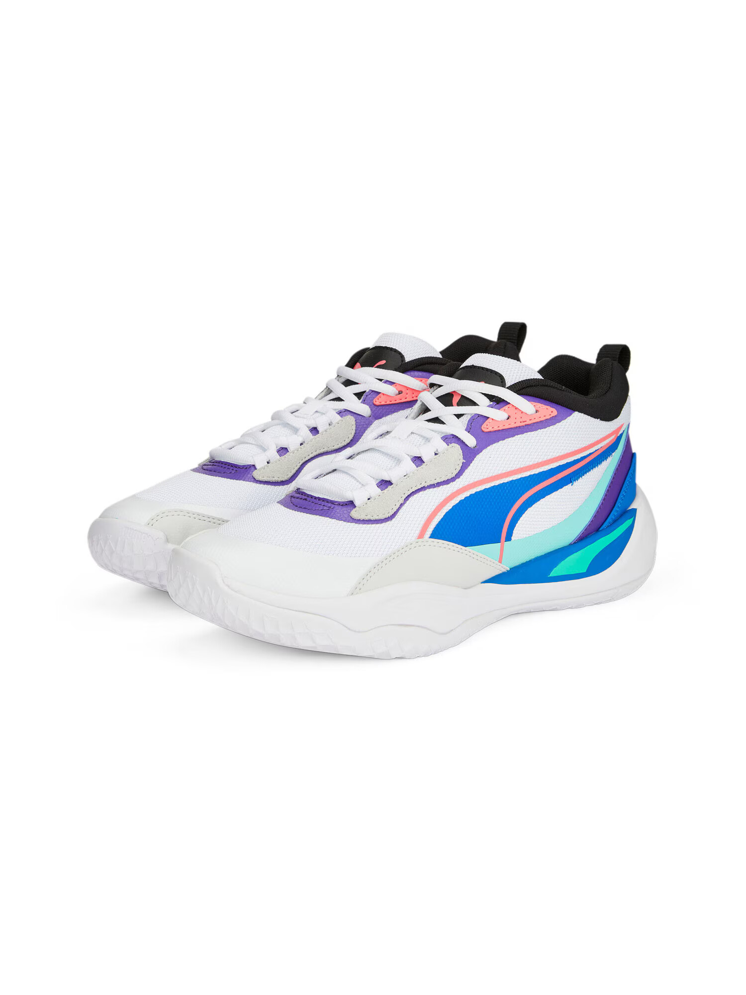 PUMA Pantofi sport 'Playmaker Pro' albastru / lila / roz deschis / alb - Pled.ro