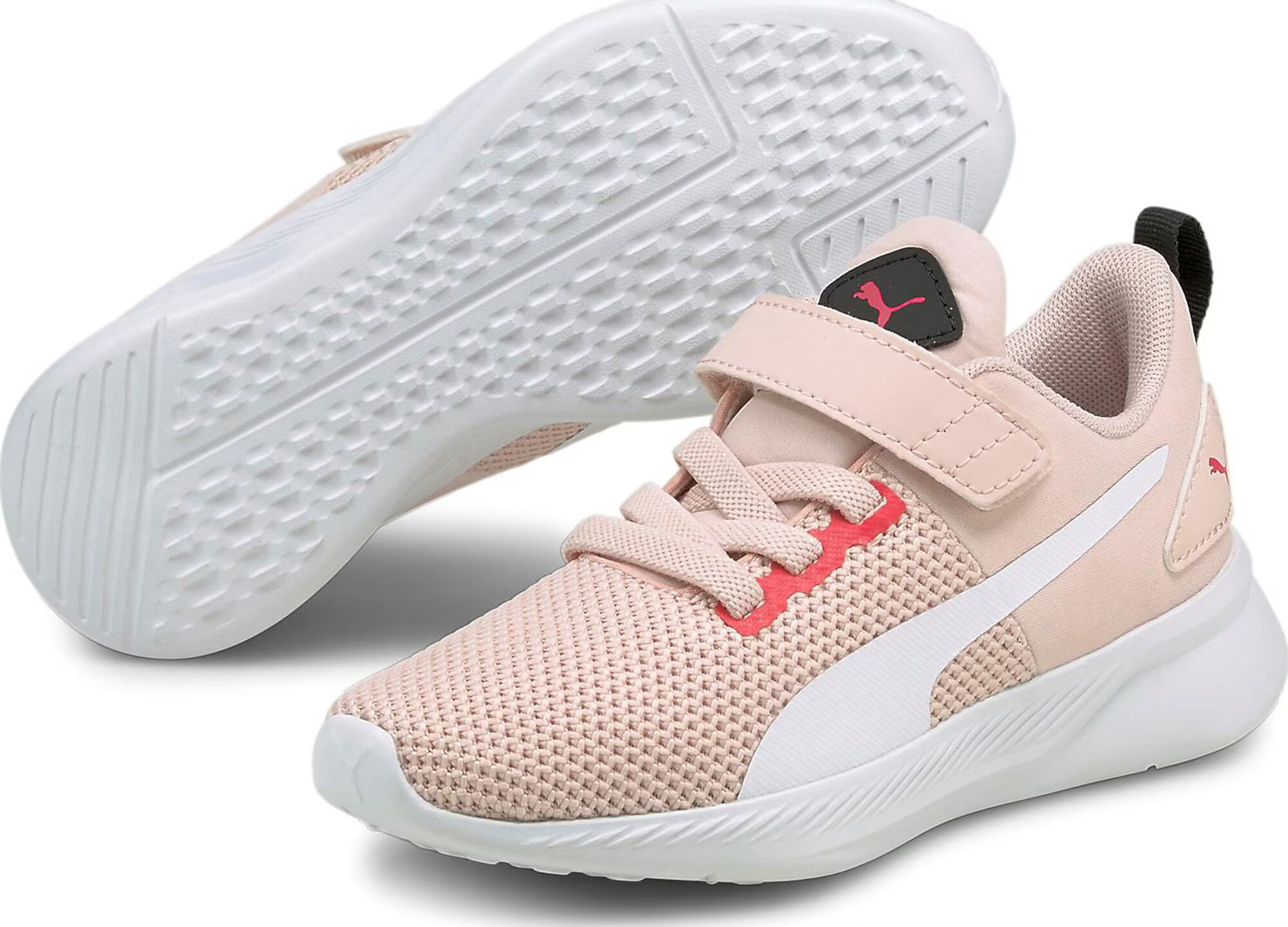 PUMA Pantofi sport 'Flyer Runner V PS' roz / alb - Pled.ro