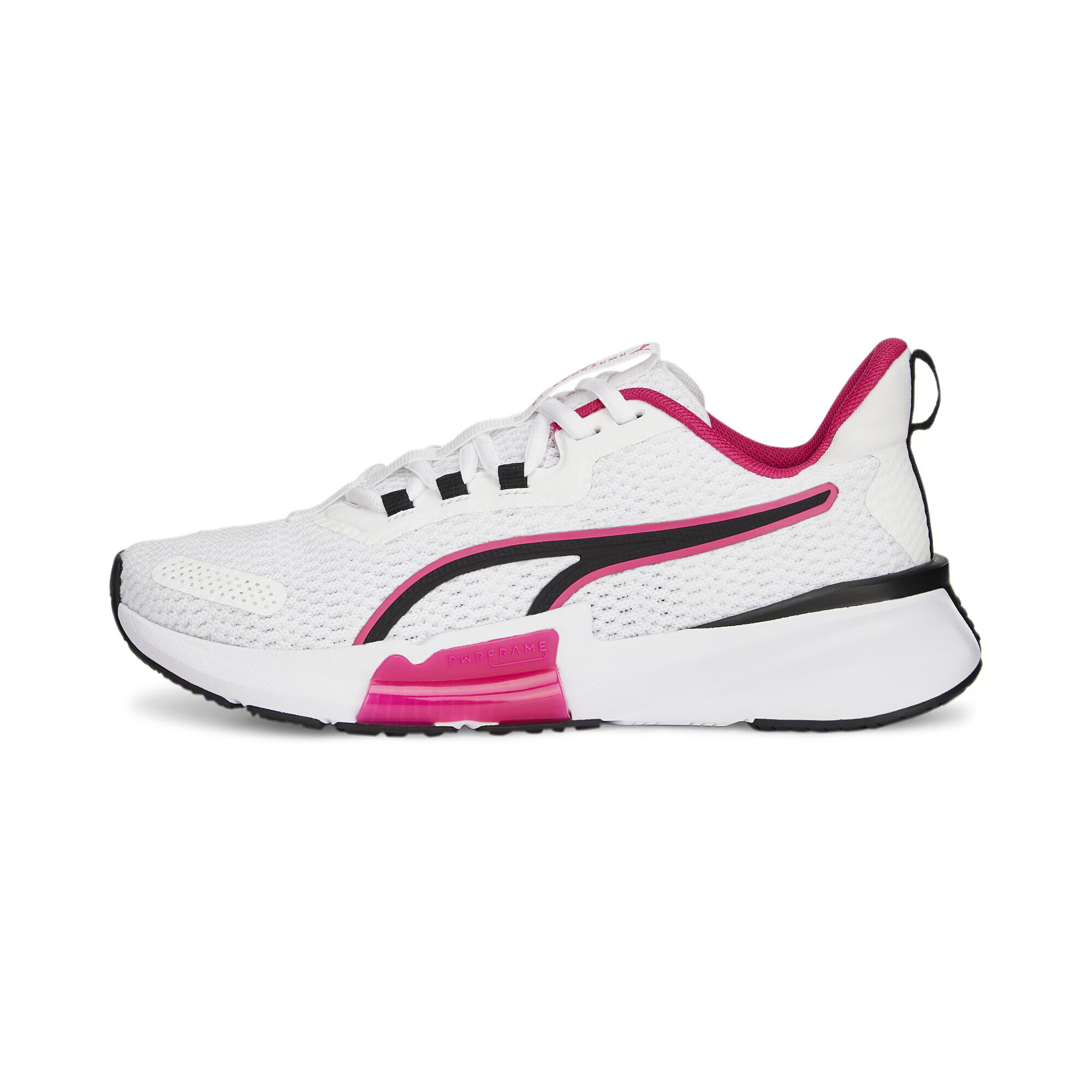 PUMA Pantofi sport 'PWRFrame' roz pitaya / negru / alb - Pled.ro